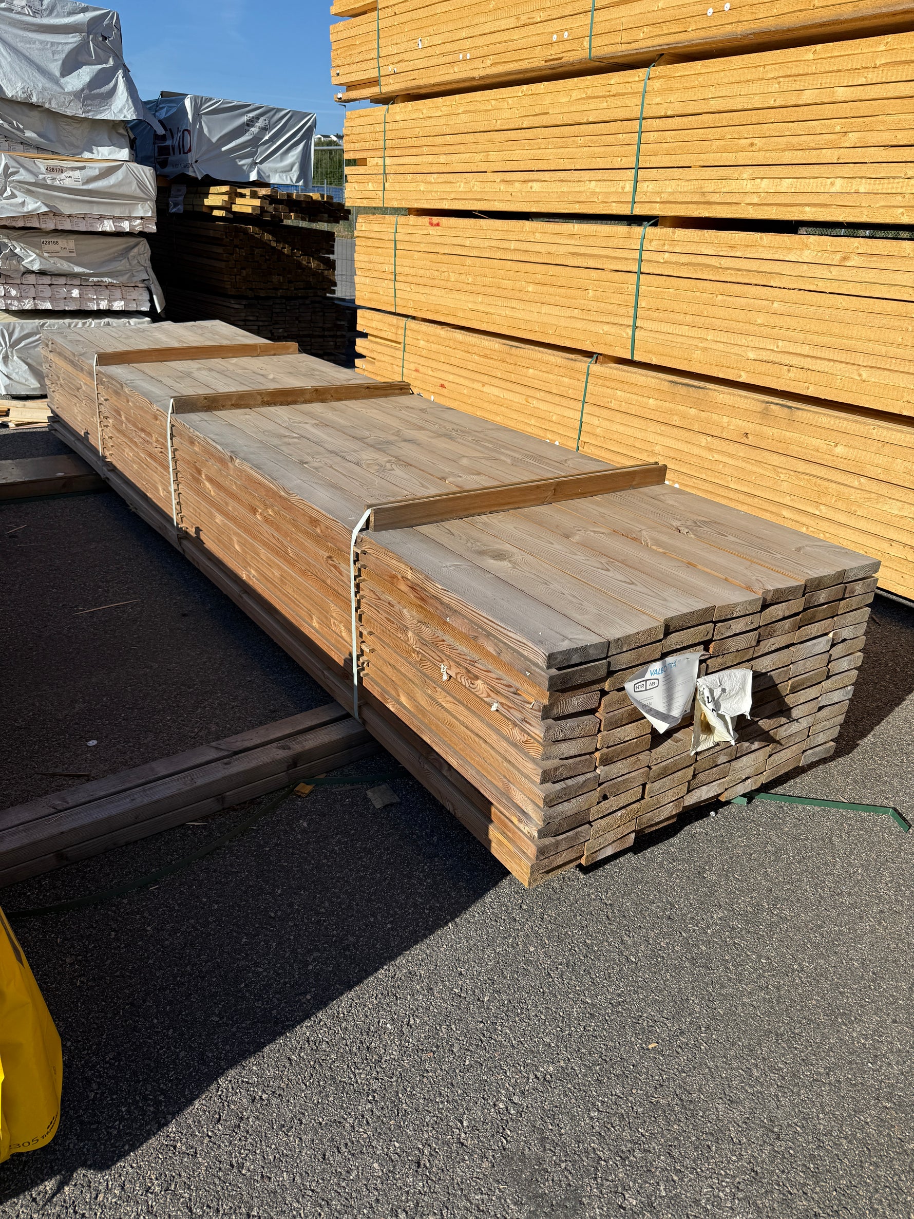 Paket Tryckimpregnerad Trall 34x145mm 4,50m 91st- Furu
