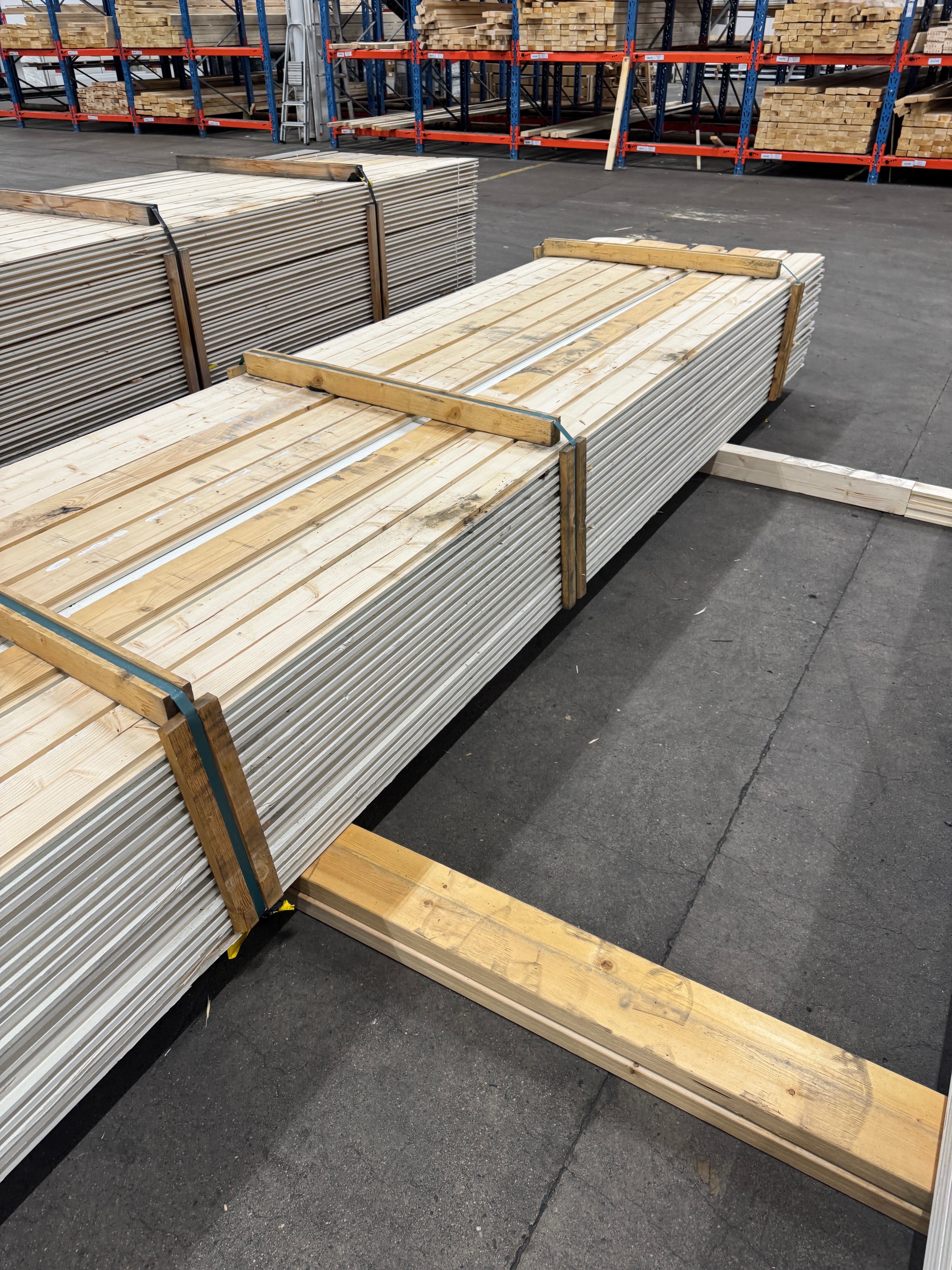 Paket Ytterpanel 22x120mm Vit – 161 st 4,20 m