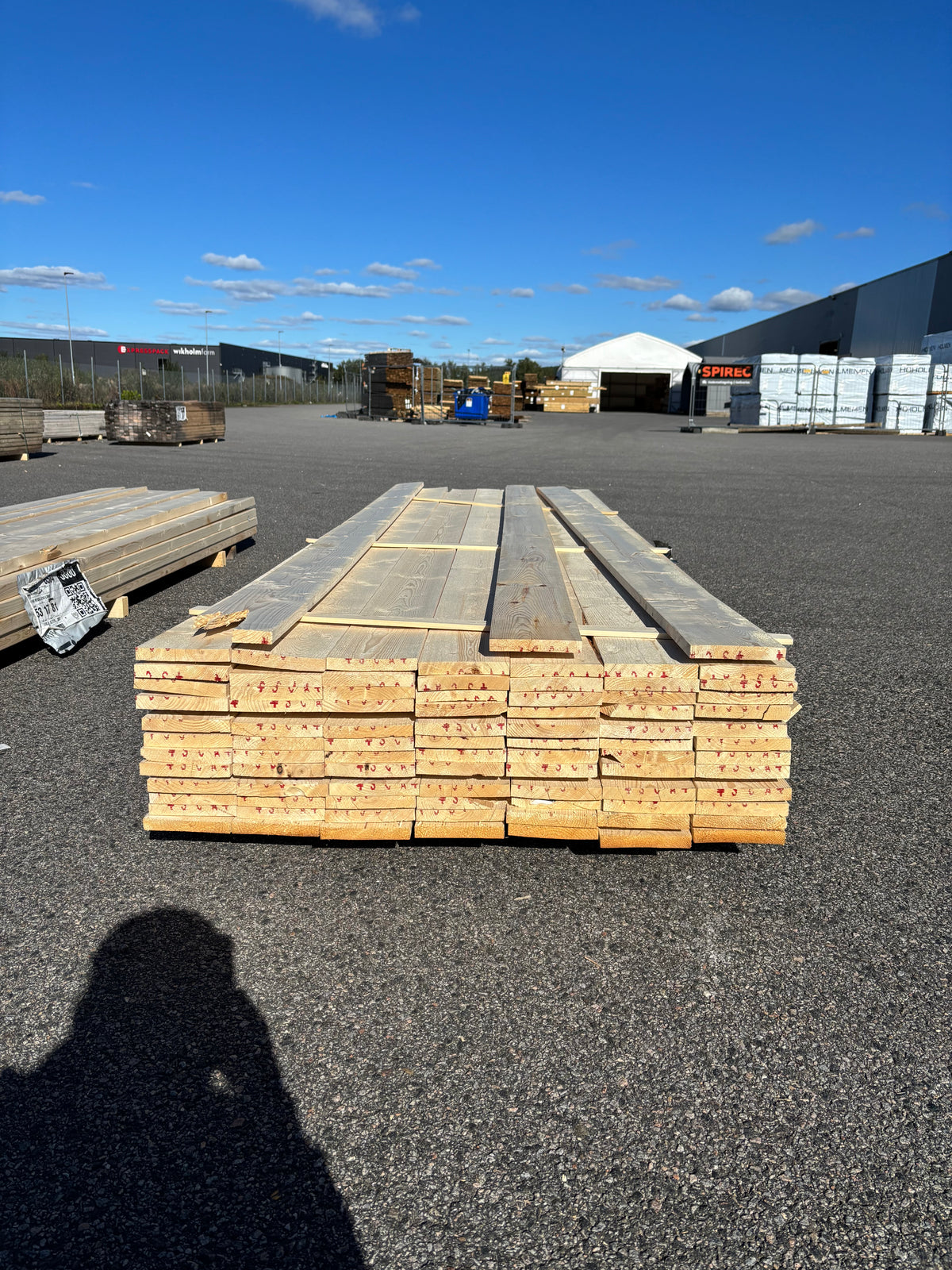 Paket Finsågade Brädor 22x145mm 3,60m 87st (Andra Sortering)