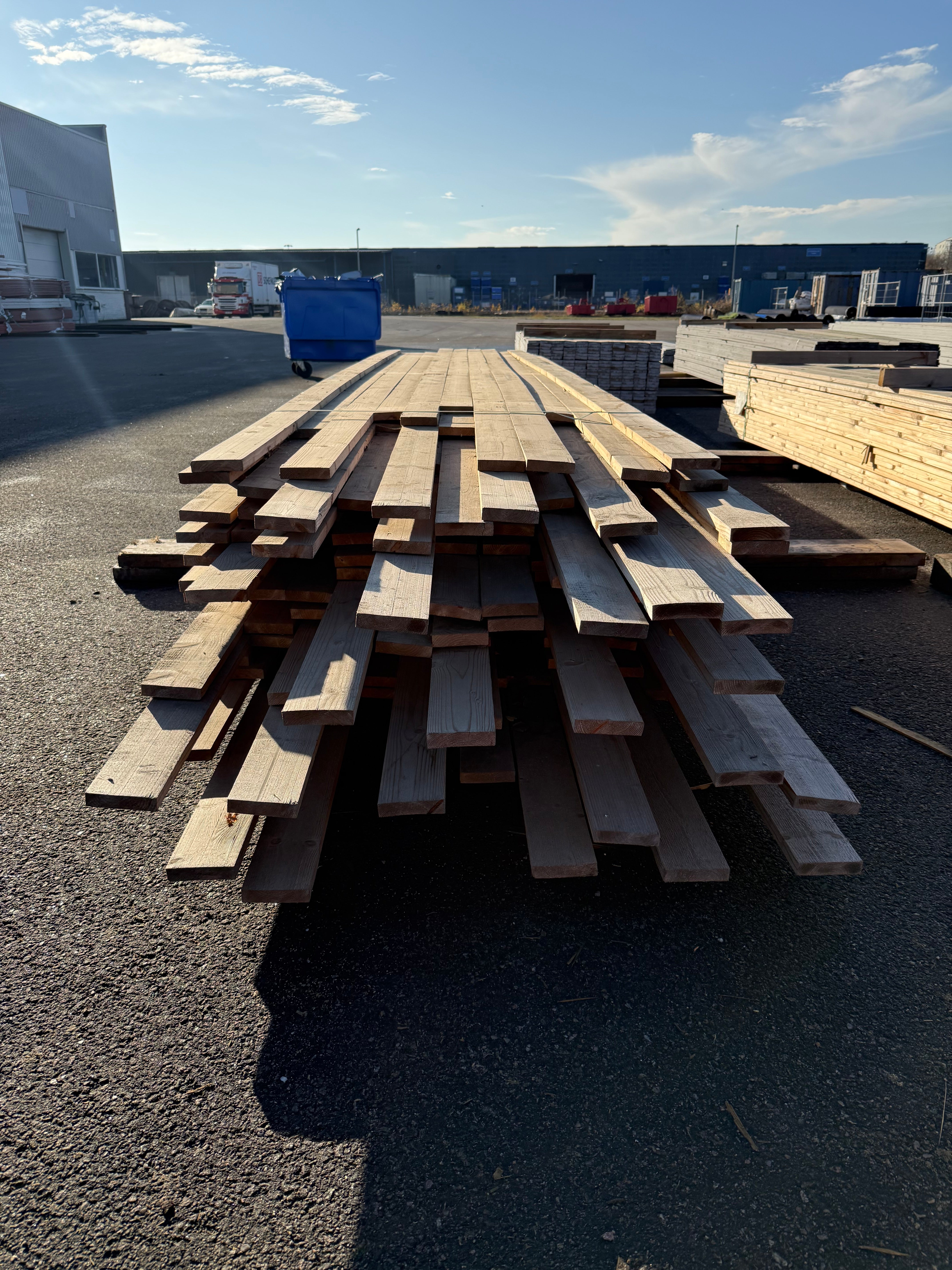 Paket Finsågad Panel 21x95mm – 236 st (Gran, 3,10–5,40 m)