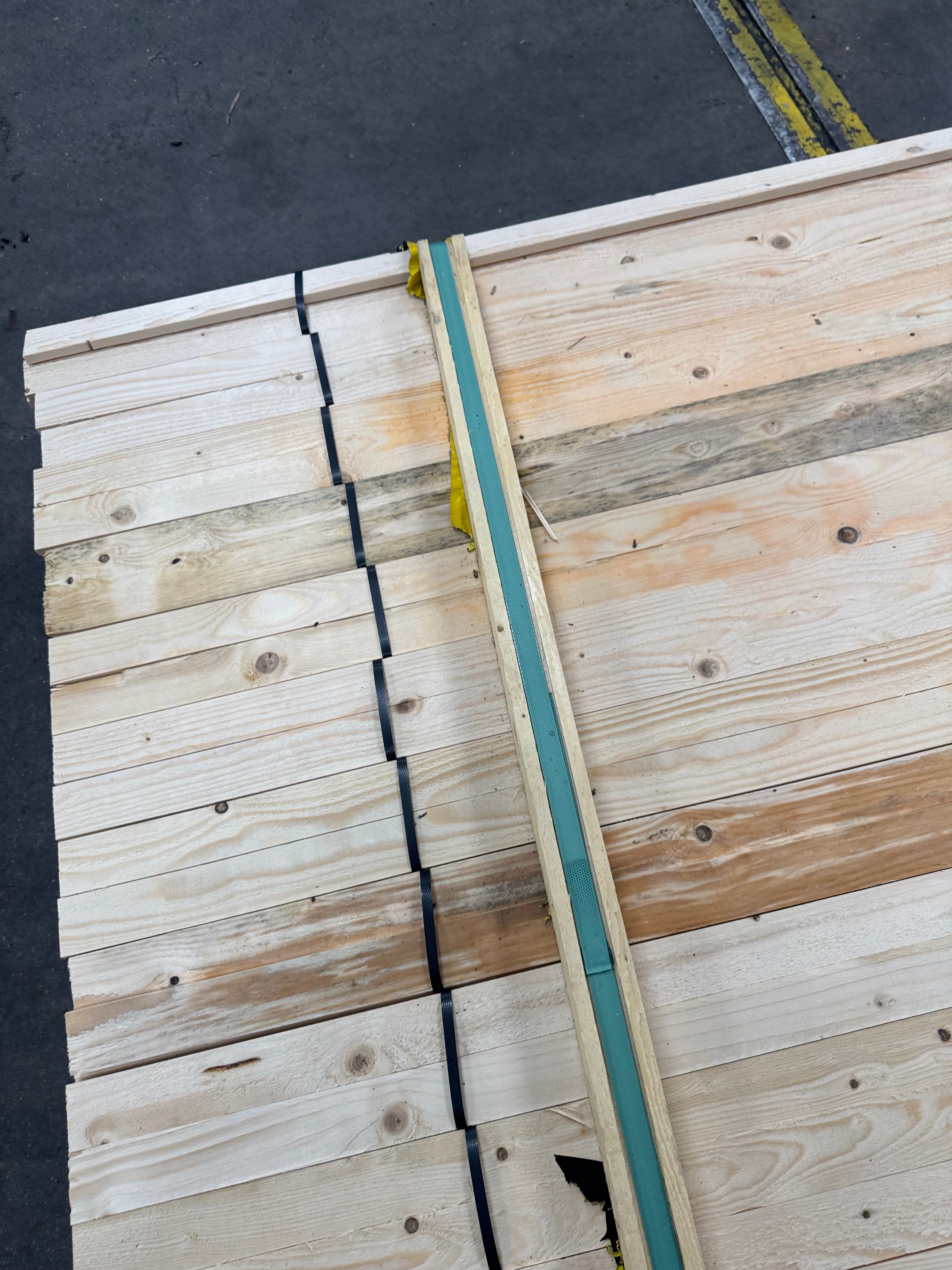 Paket Läkt 12x48mm – 440 st (4,80 m, Obehandlad Gran, Vattenskadad/Utsorterad)