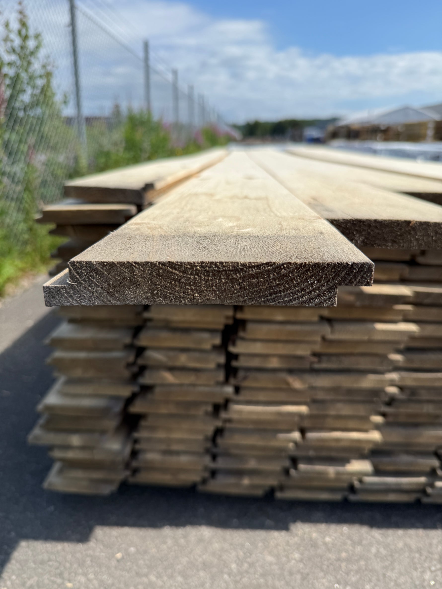 Paket Ytterpanel 22x145mm 4.20m  151st obehandlad
