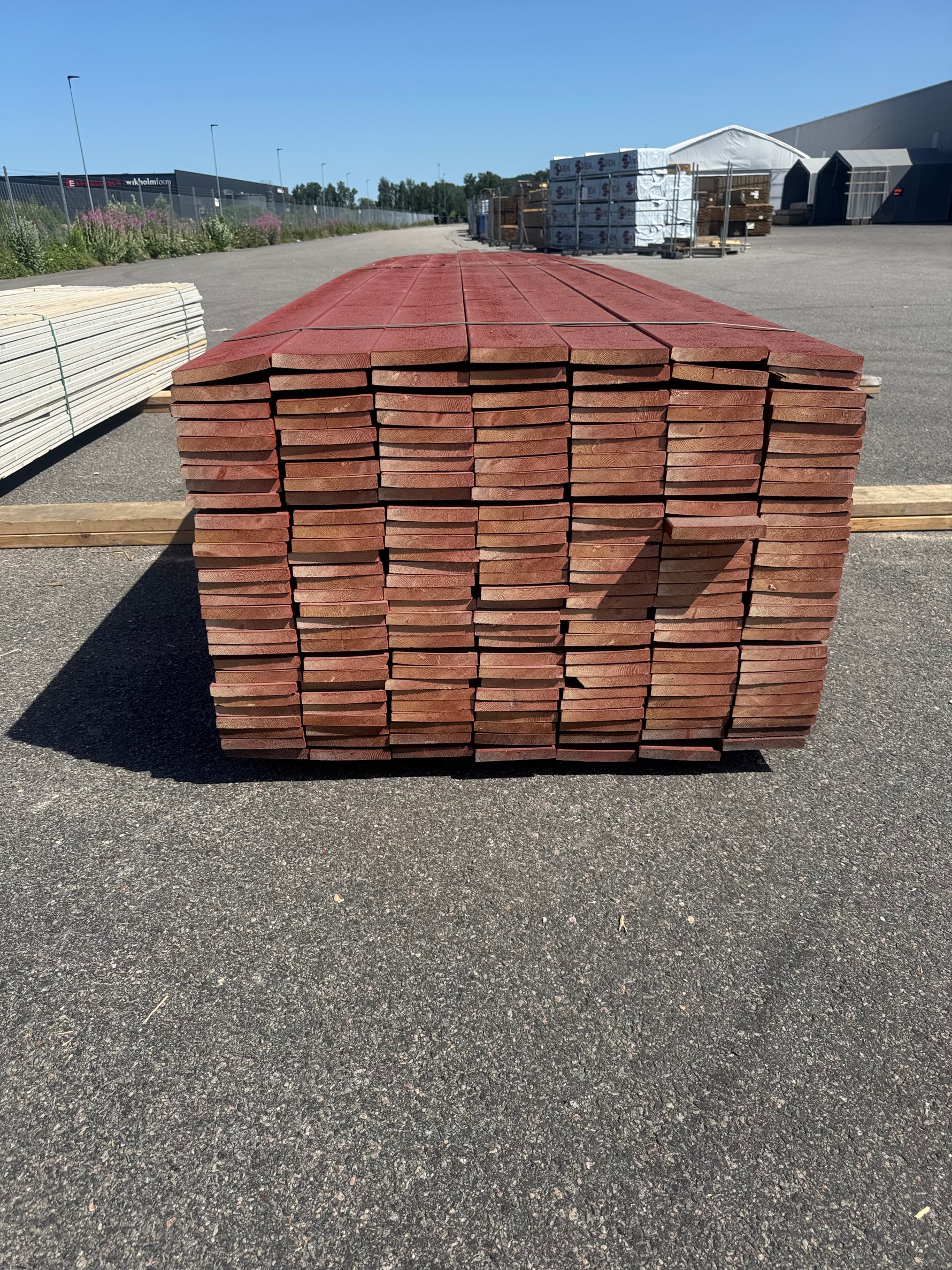 Paket Finsågad 22x145 mm, 203 st 5,40 m Röd