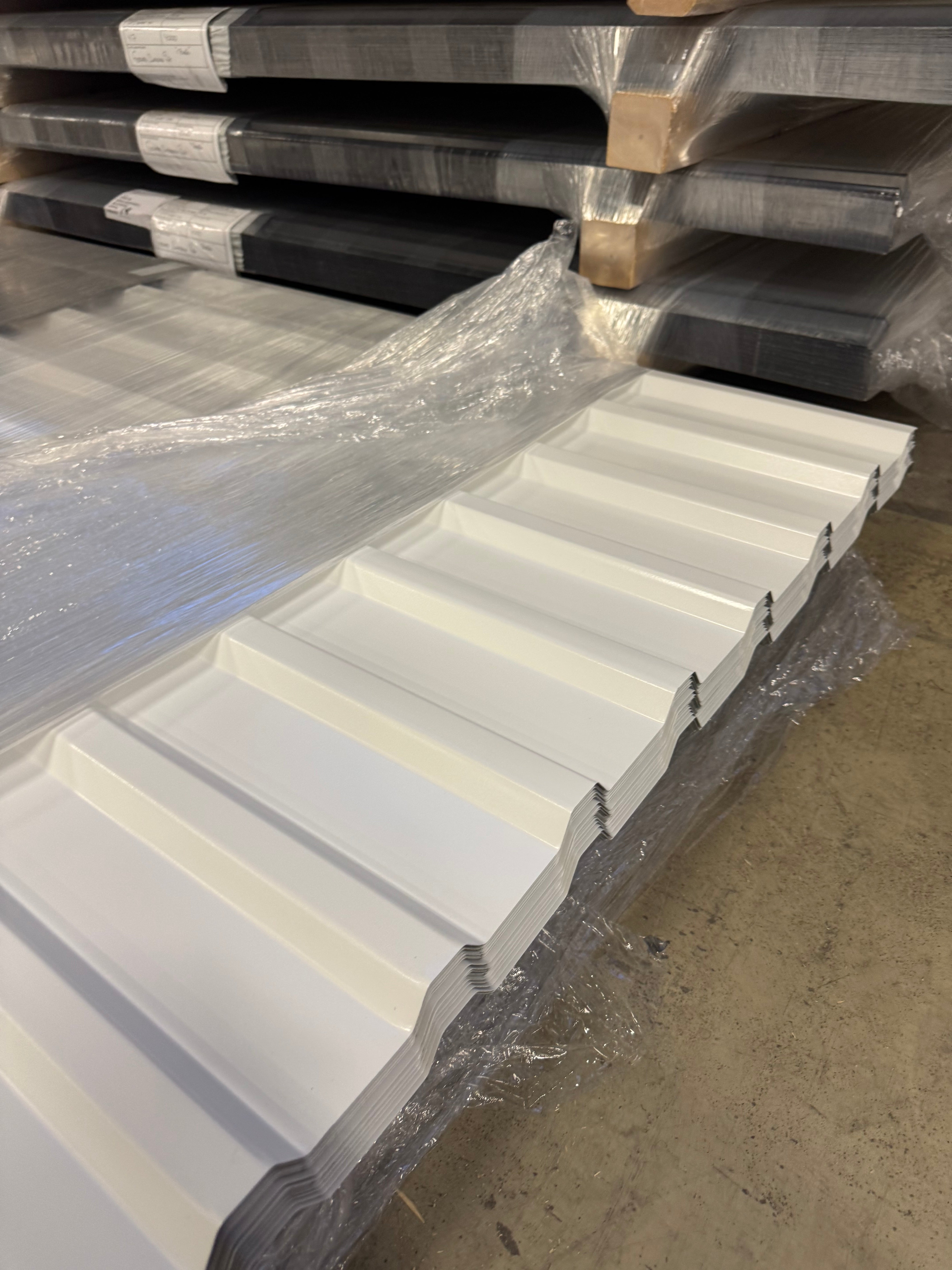 Paket Takplåt TP 21 VIT – B-sortering 173,88 kvm