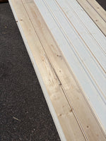 Paket Ytterpanel Enkelfas Halvspont 22x120mm, 134st 5.10m Grundmålade