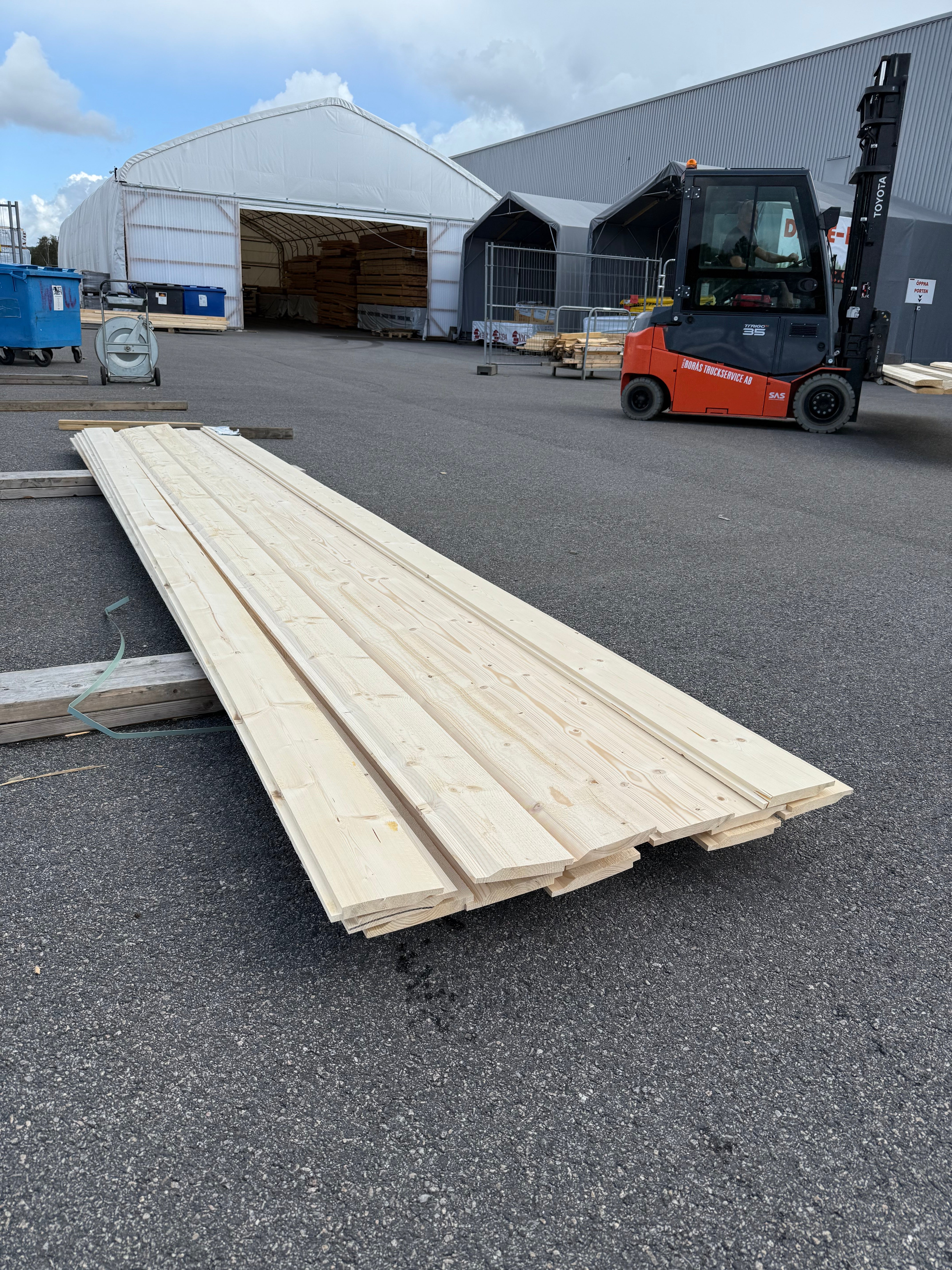Paket Norgepanel 21x170mm 5.10m 14st