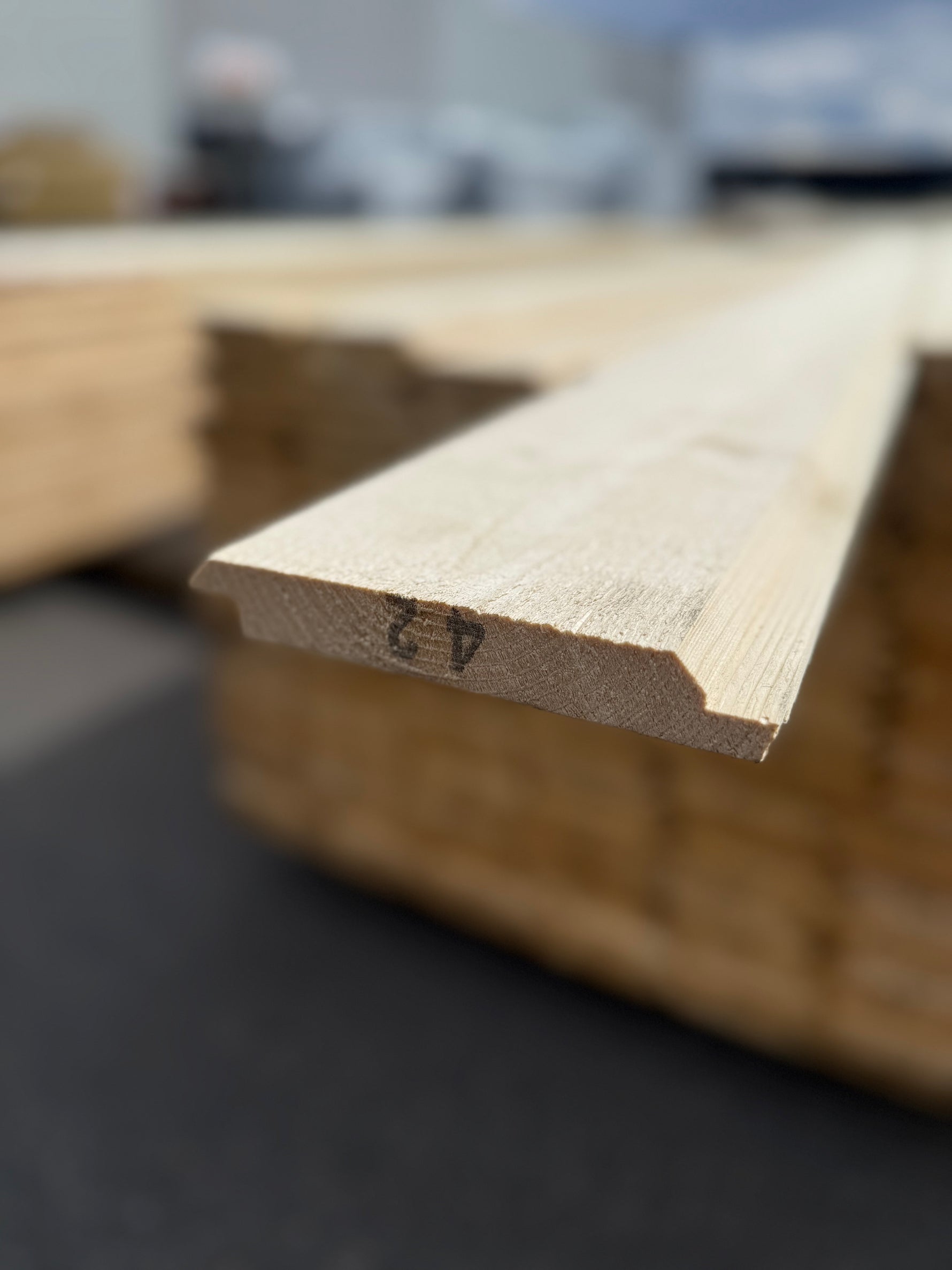 Paket Ytterpanel Dubbelfas Fals 22x145mm 4.20m – 175st (Obehandlad)