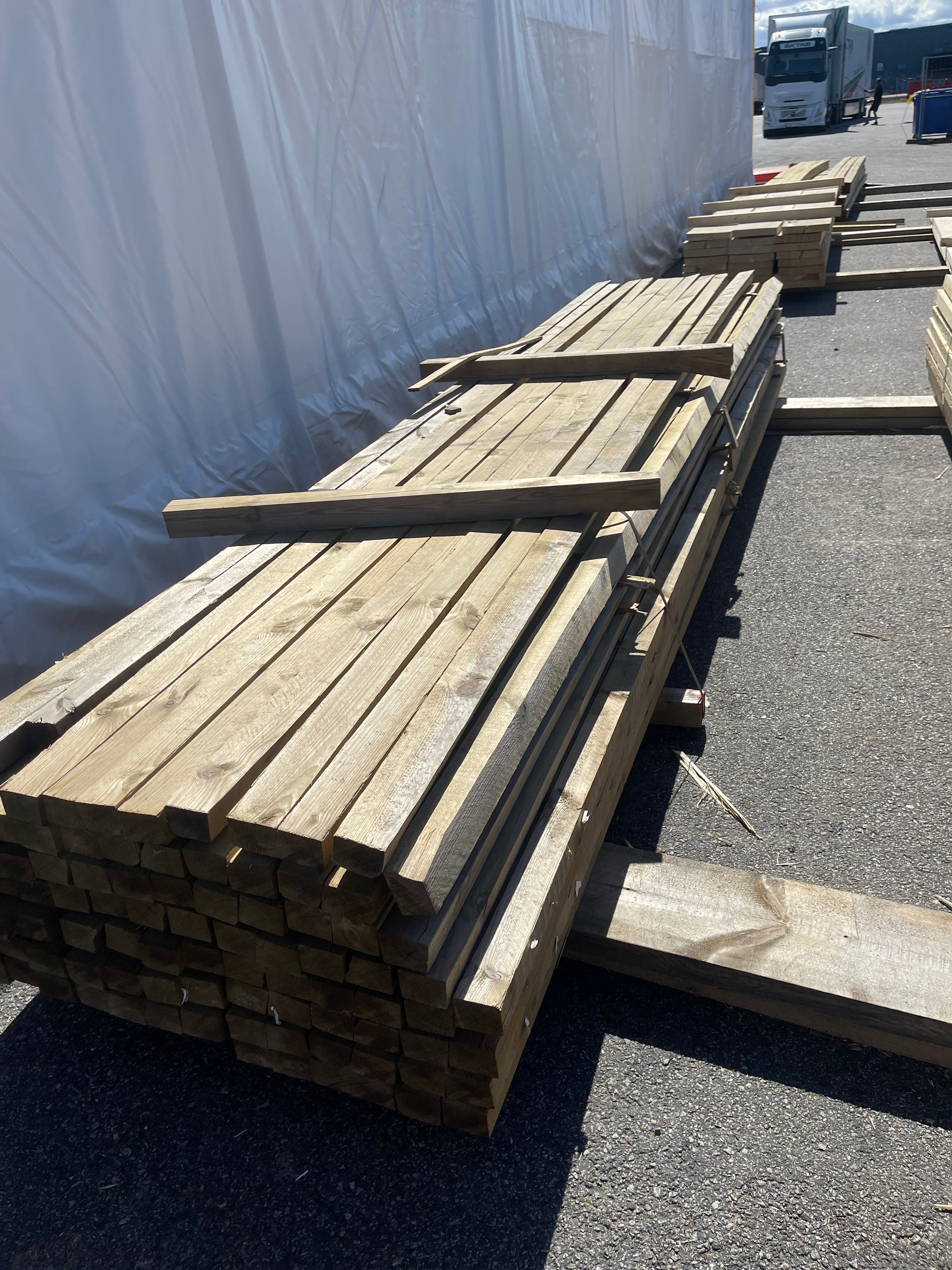 Paket Snedkapad Regel 45x65/55 mm – 4,20 m – 105 st