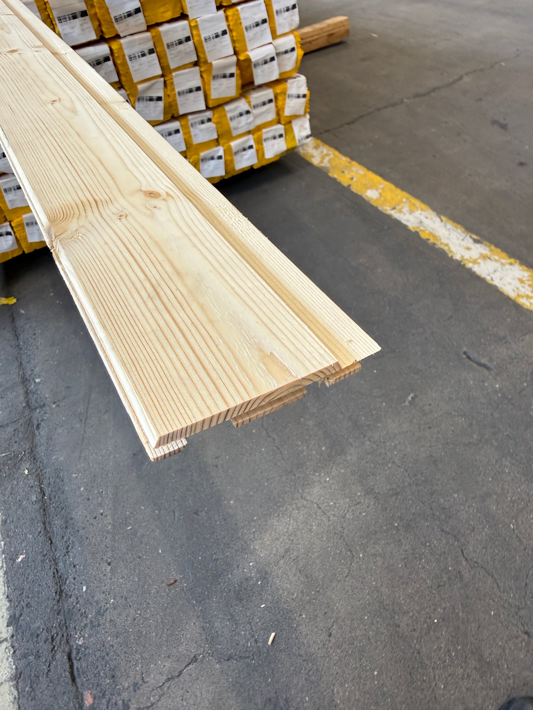 Paket Spårpanel 13x95mm Gran, 164kvm 3.58–5.38m (Sekunda)