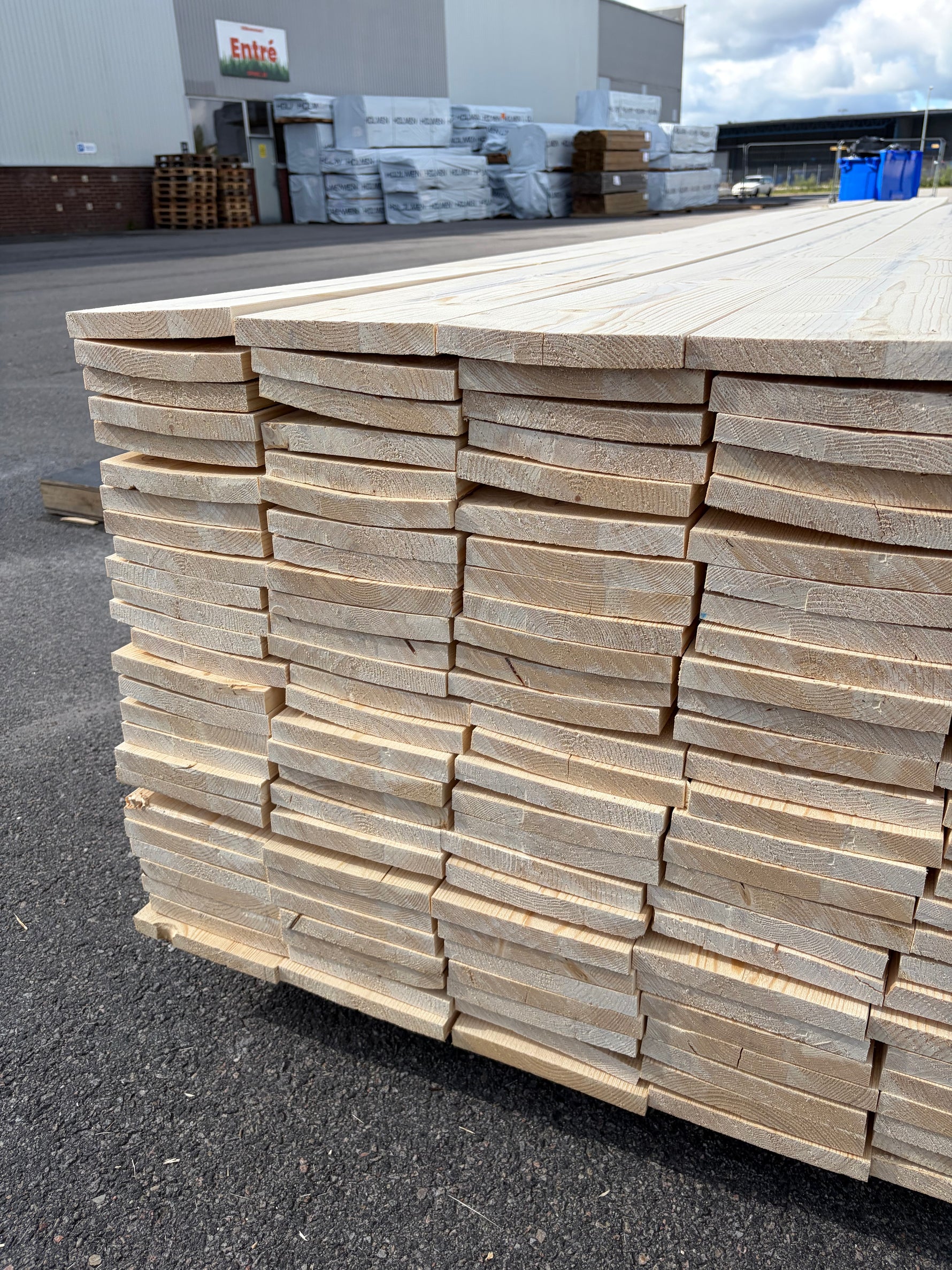 Paket Ytterpanel 22x170mm, 156st 5,40m (Andra sortering)