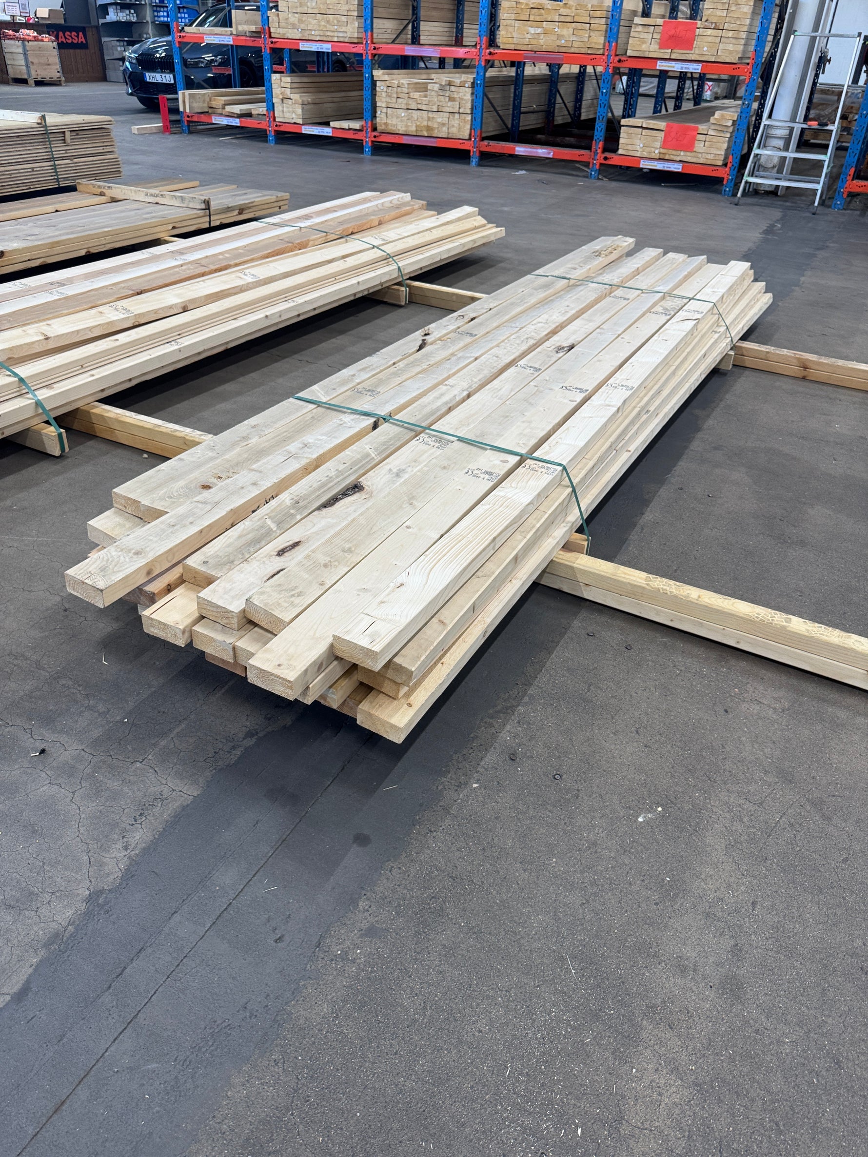 Paket Reglar 45x95mm 3,60m – 33 st Utsorterade