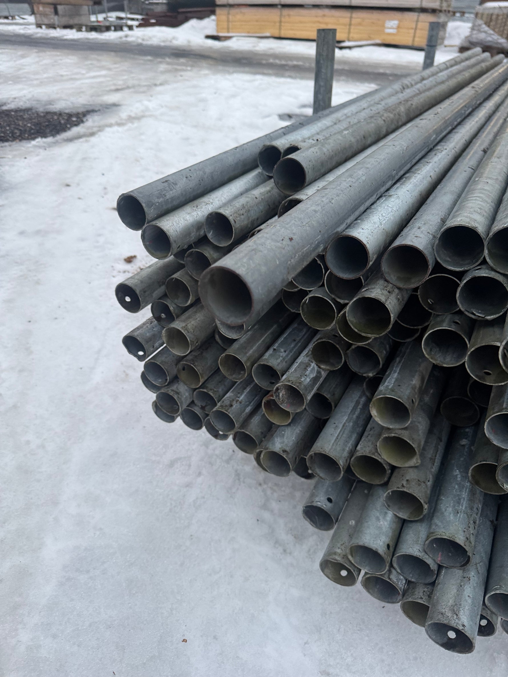 Stålrör Ø45 mm – 2,5 m – Galvaniserat - Spirec