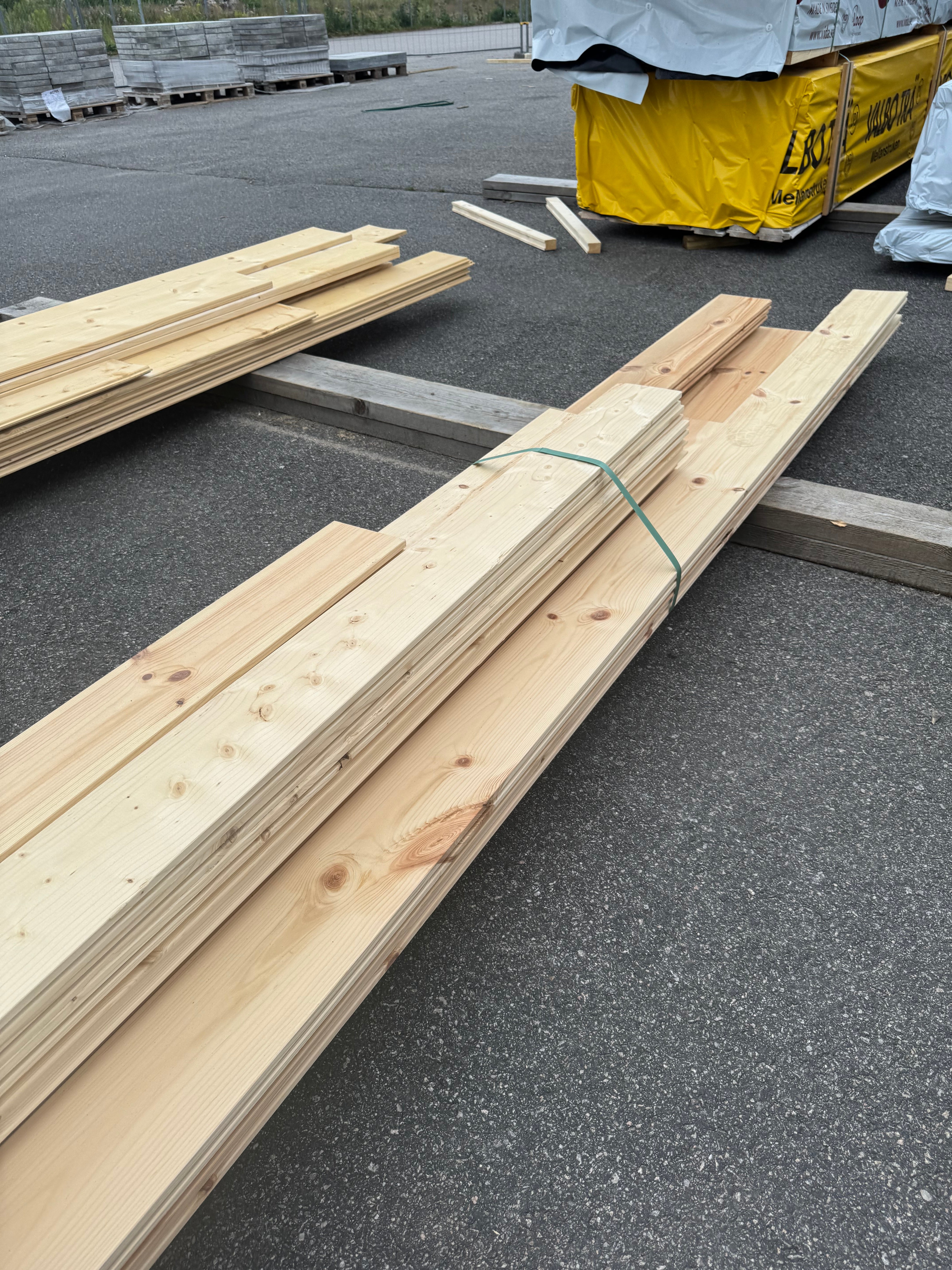 Paket Hyvlat Virke – Blandade Dimensioner