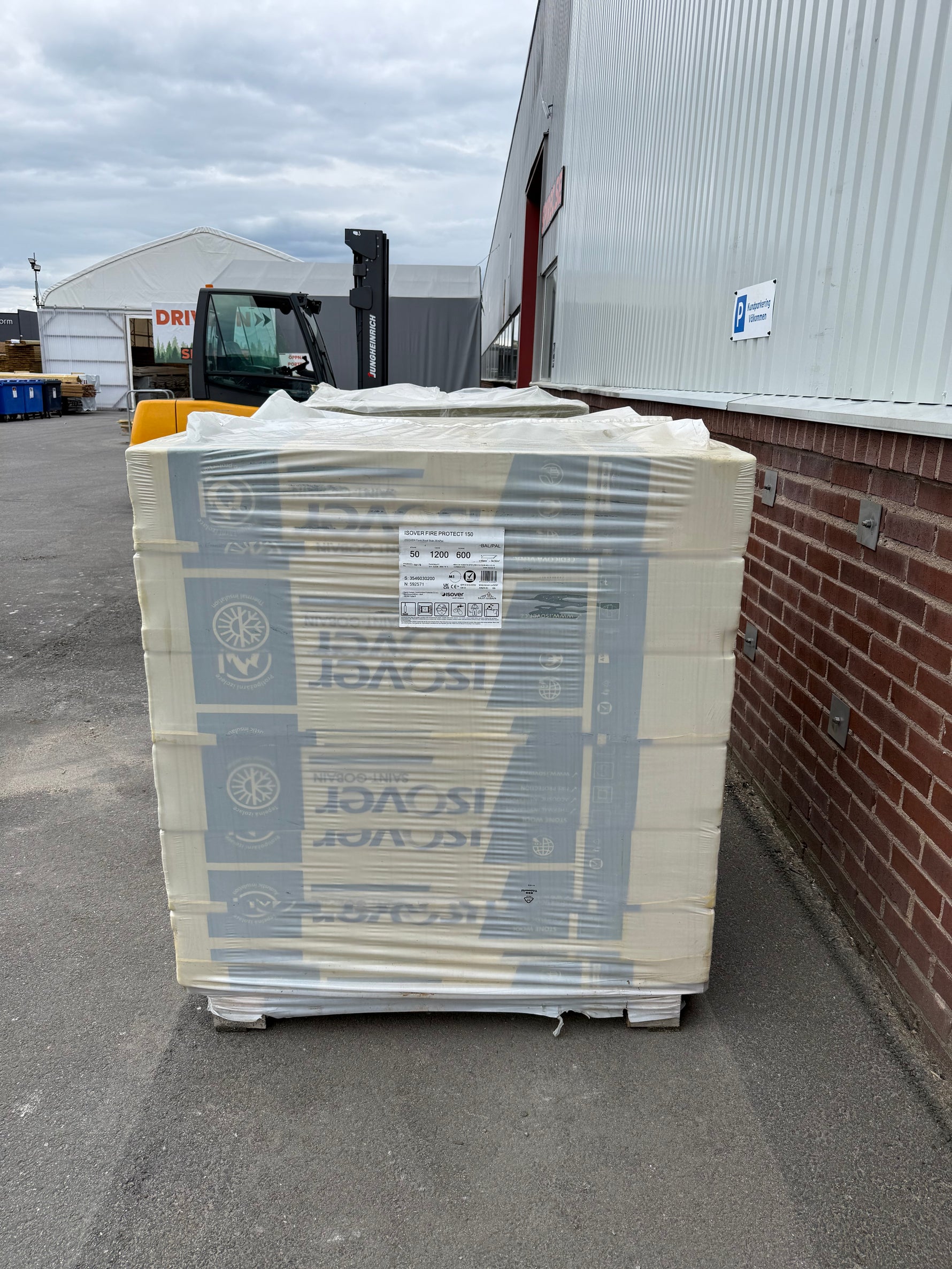 Parti Isover Fire Protect 150 (50mm 34,56kvm)