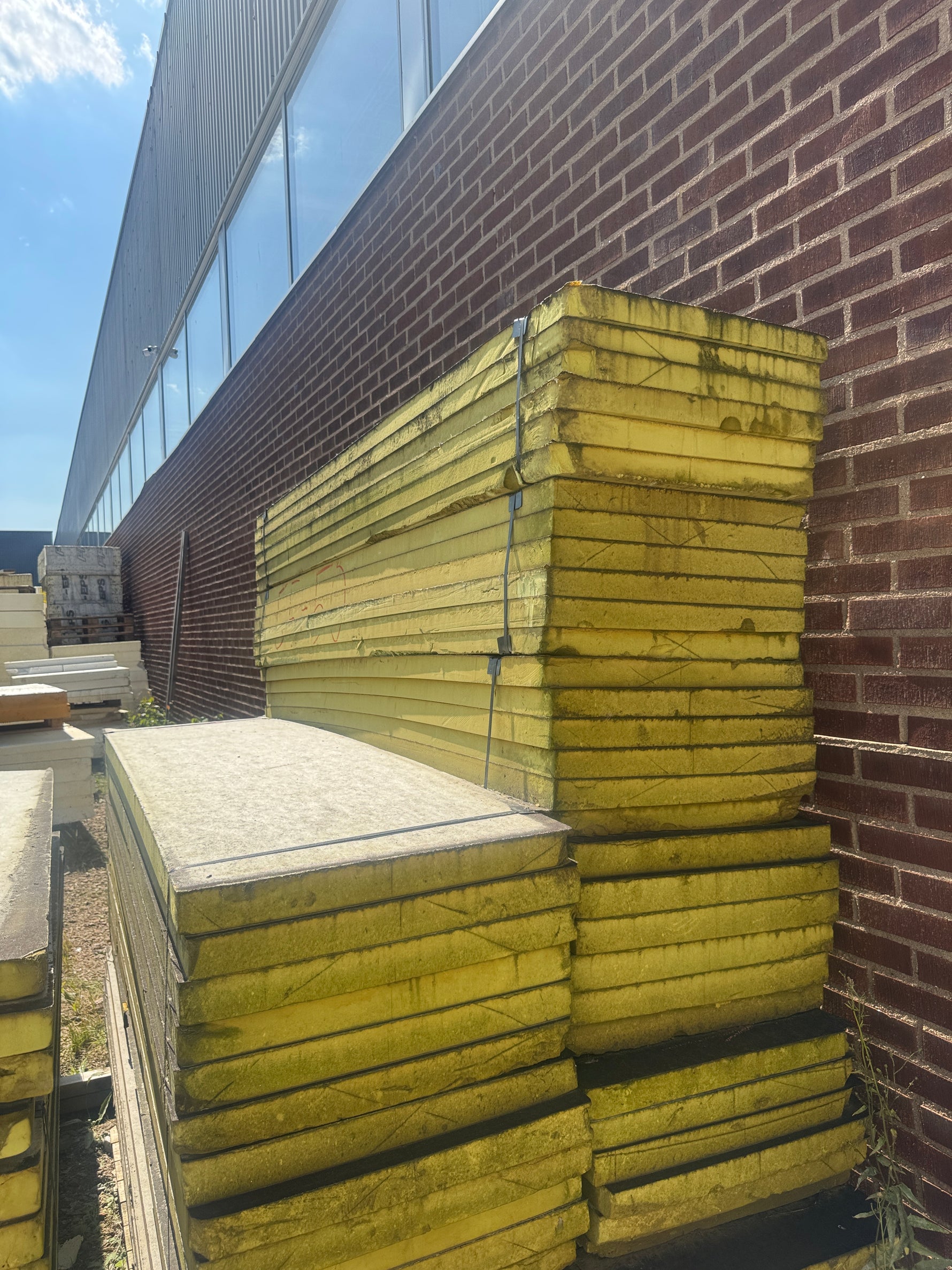 Parti PIR-isolering 2400x590mm ca 70 skivor