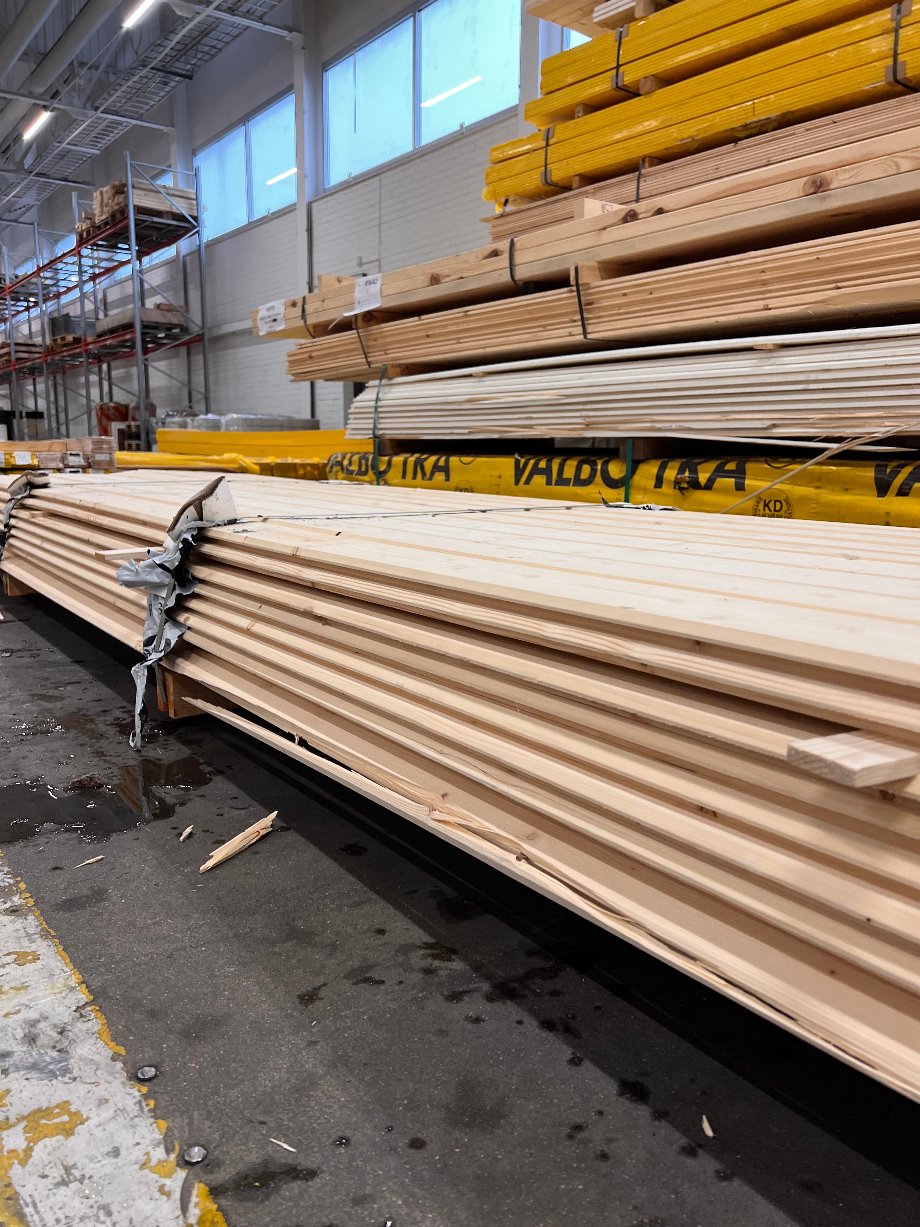 Dubbelfas fals 22x120 – 81 st  4,30-5,40m (B-sortering)
