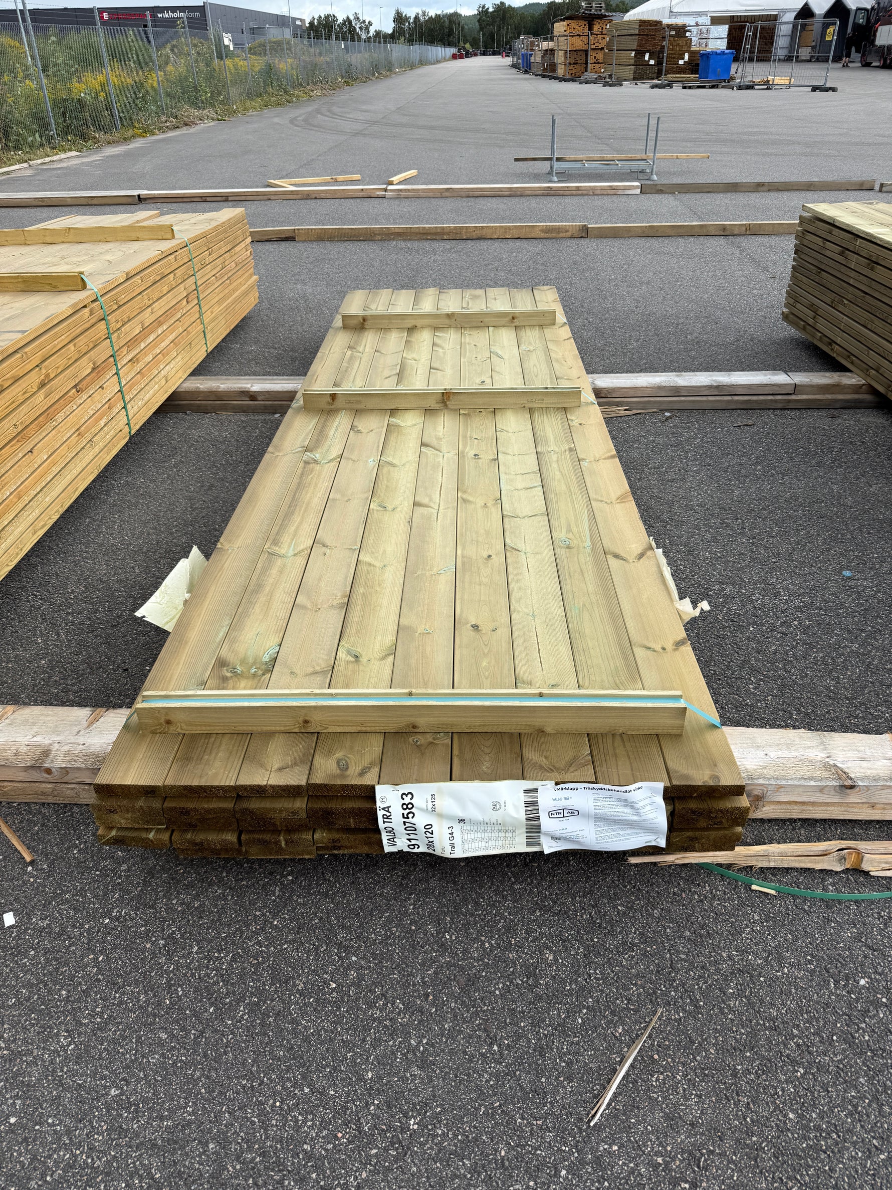 Paket Tryckimpregnerad Trall 28×120 mm, 45st 3,60 m (G4-3)
