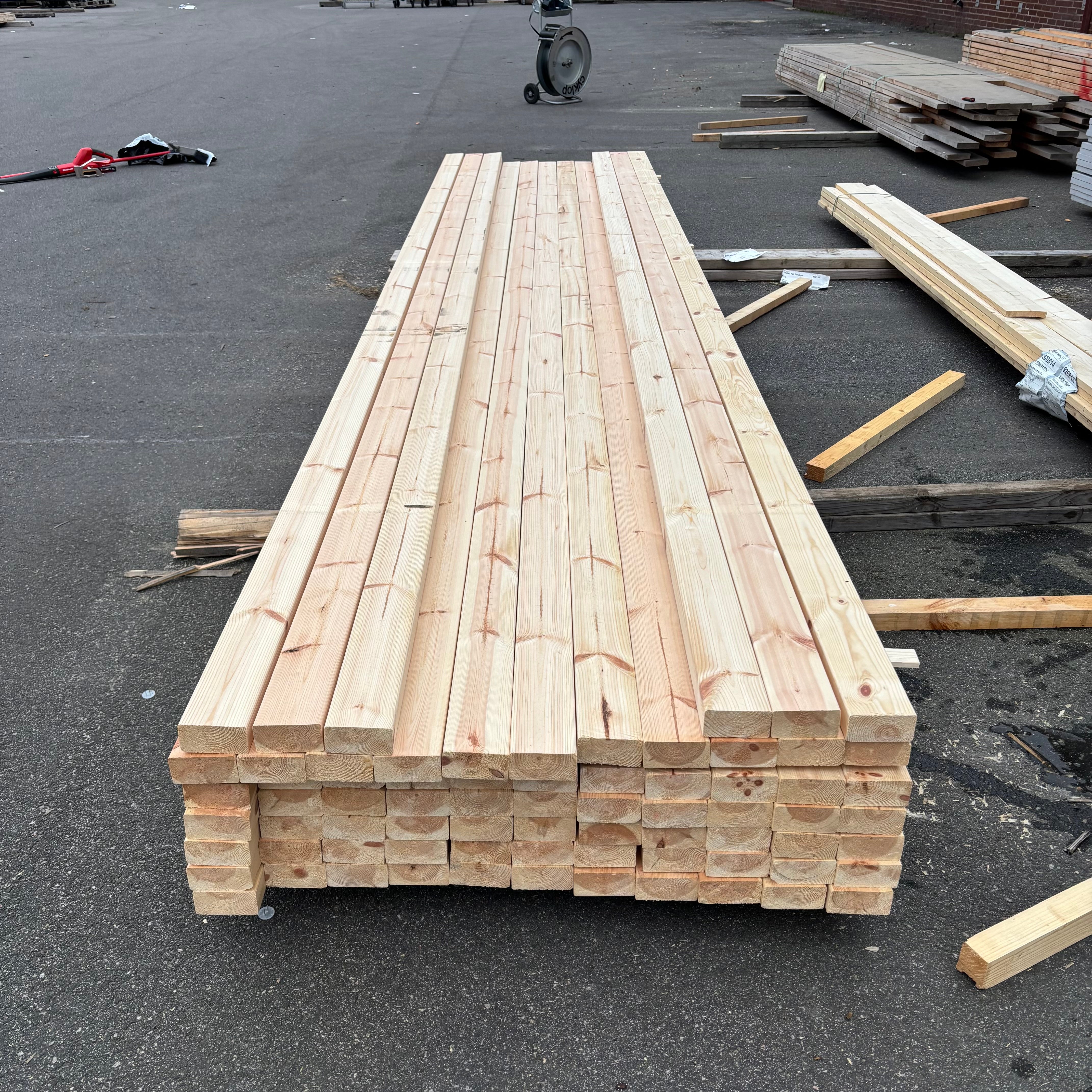 Paket Reglar 45x90mm – 72 st (4,80 m, Hyvlad Furu)