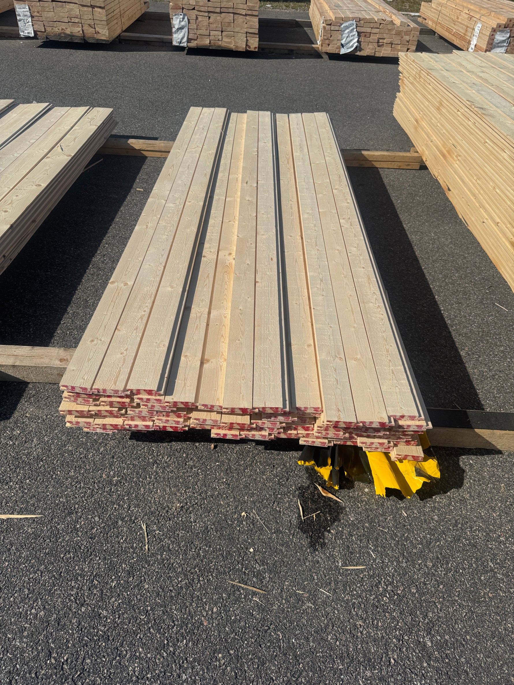 Paket Ytterpanel 22x95mm 2,70m 75st Obehandlad