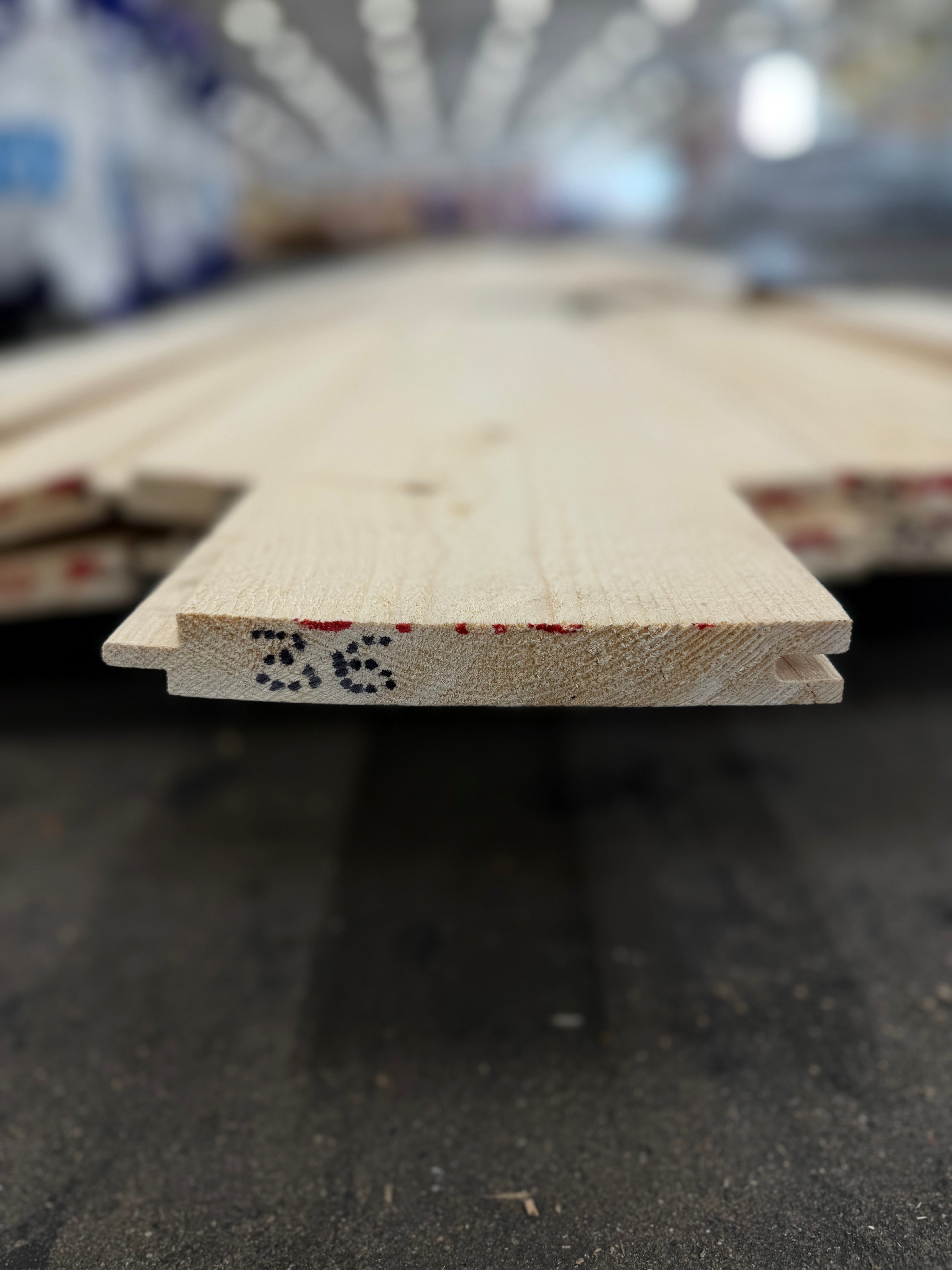 Paket spårpanel 22x170mm 3.60m 15st