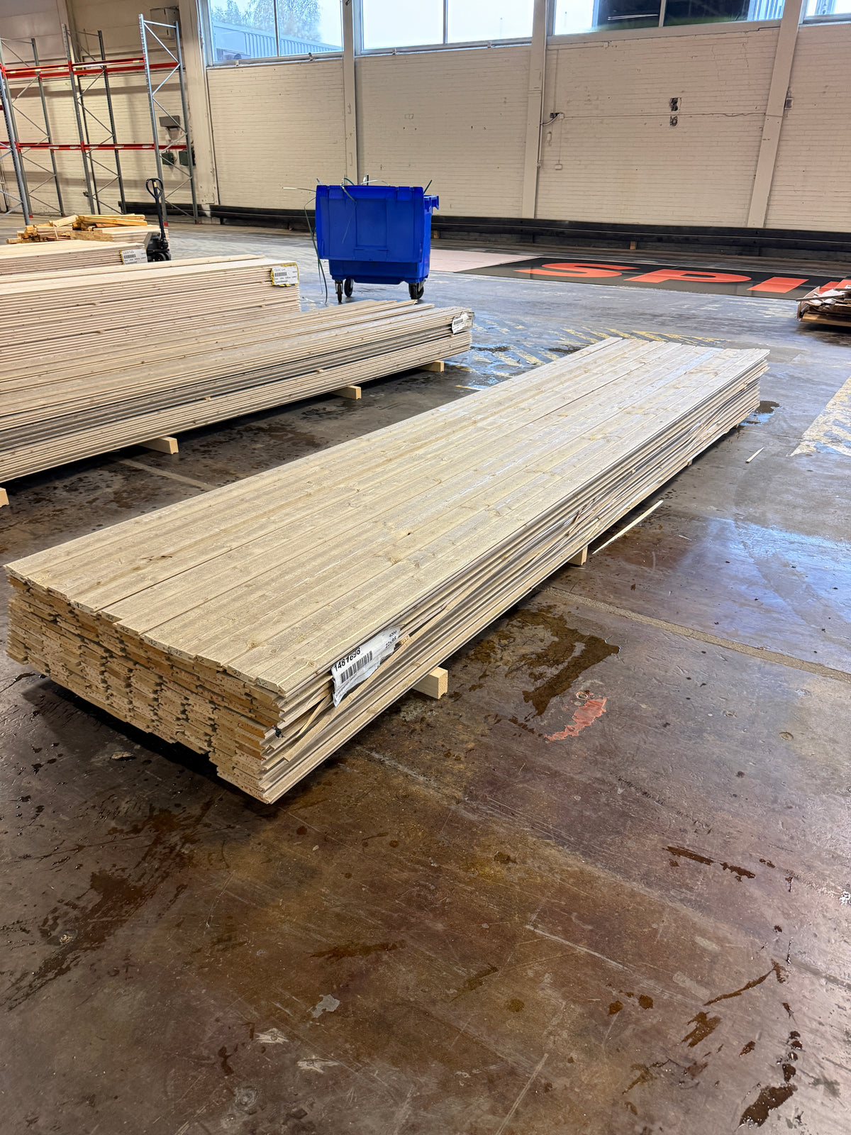 Paket Spårpanel Lasyr 22×95 mm 4,20 m – 143 st