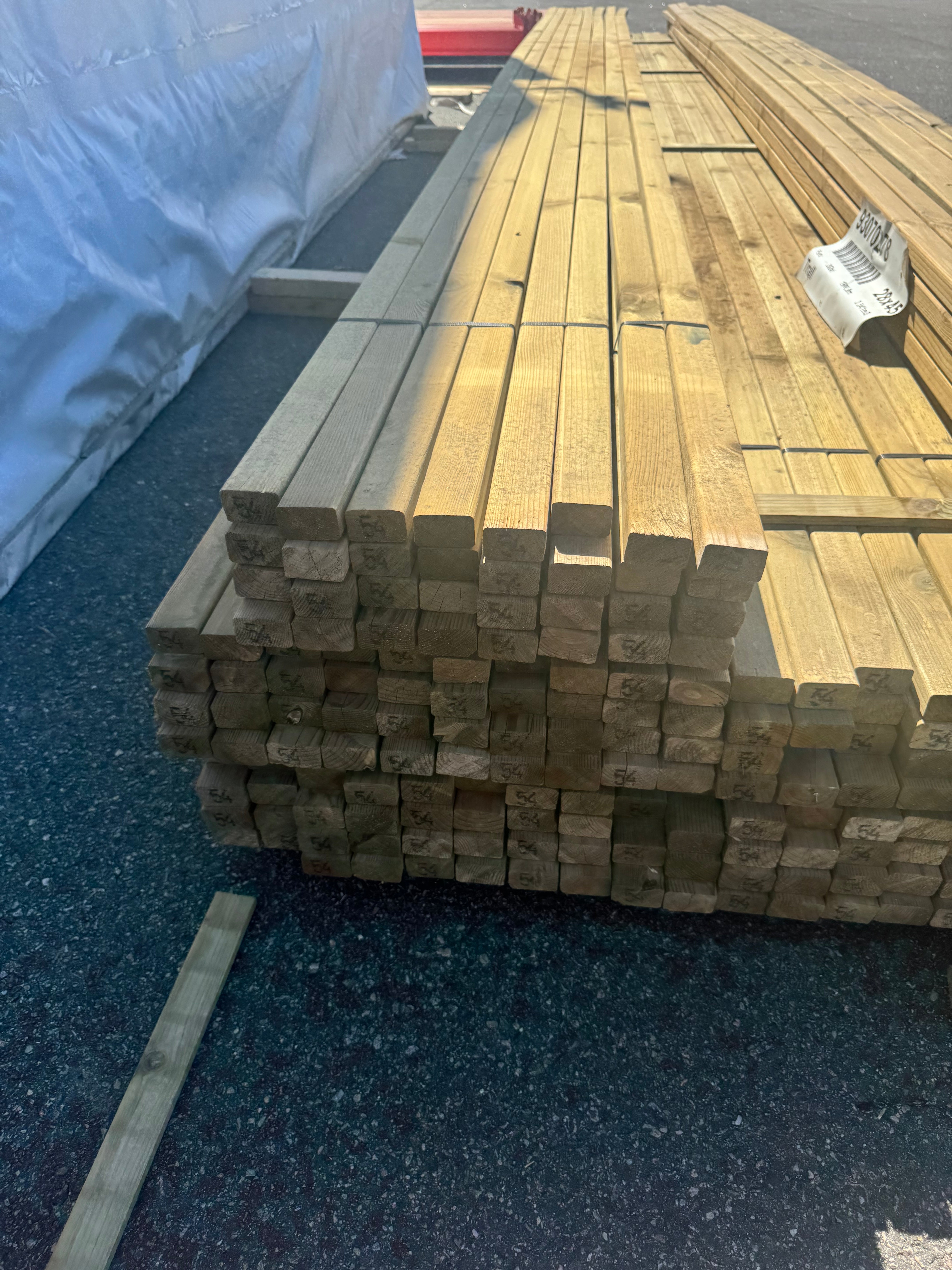 28x45 tryckimpregnerat 5.40m