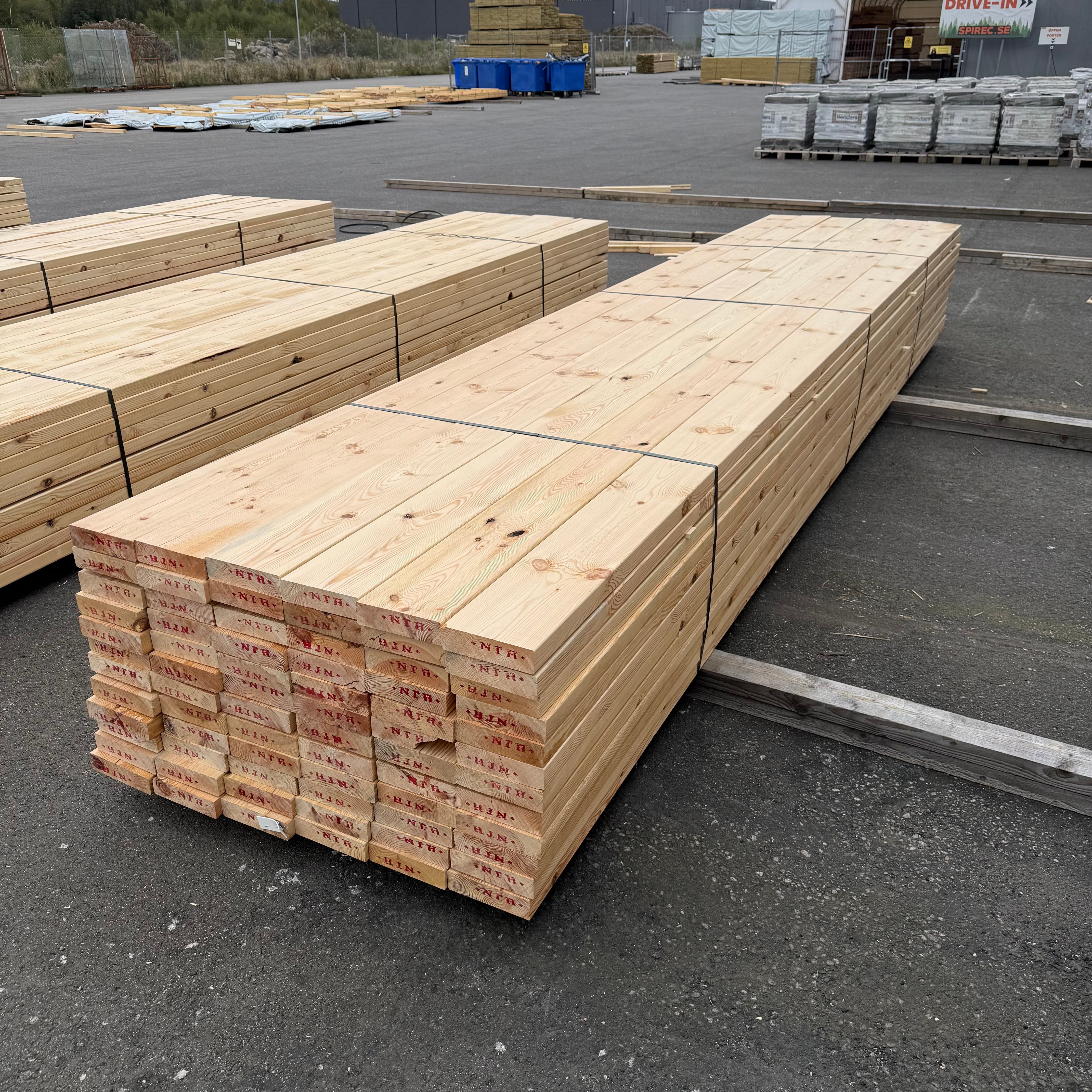 Paket Reglar 45x170mm – 72 st (4,80 m, furu)