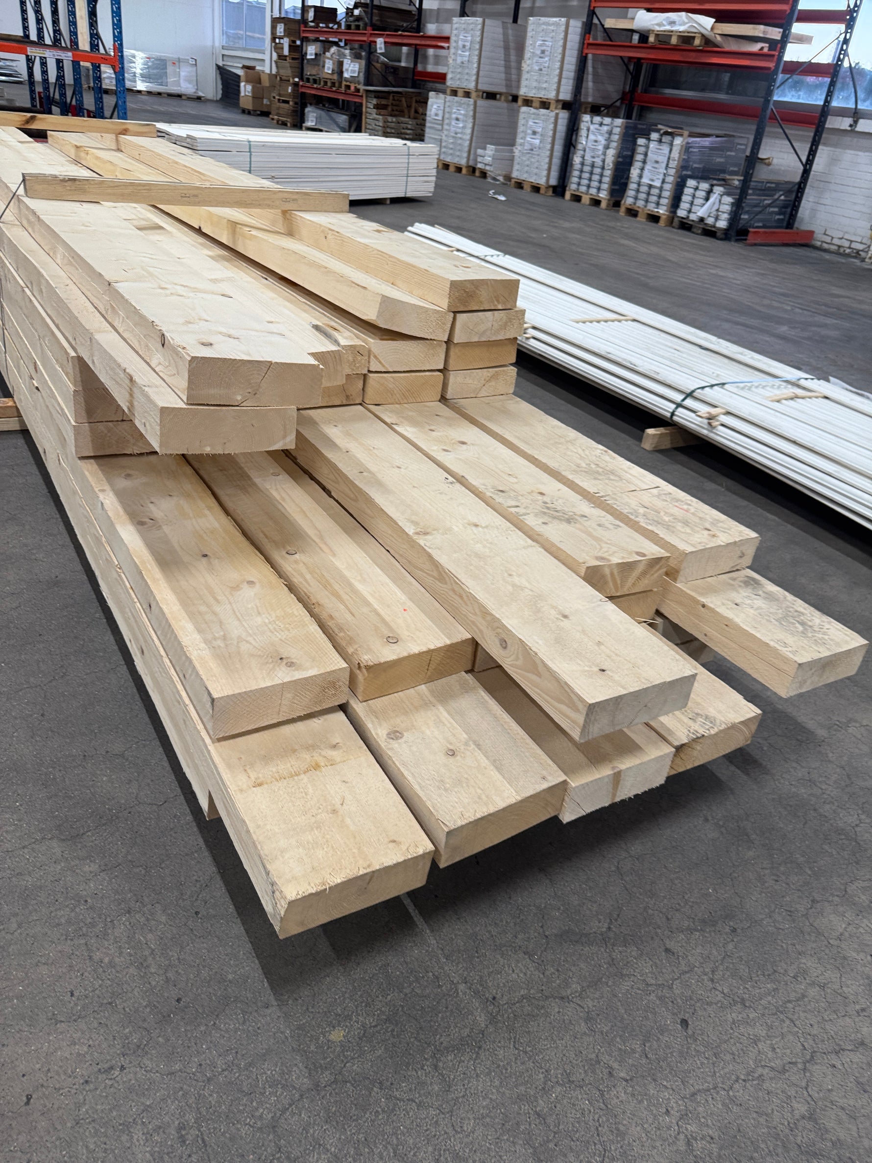 Paket Ohyvlade Reglar 75x225mm – 36 st Blandade längder