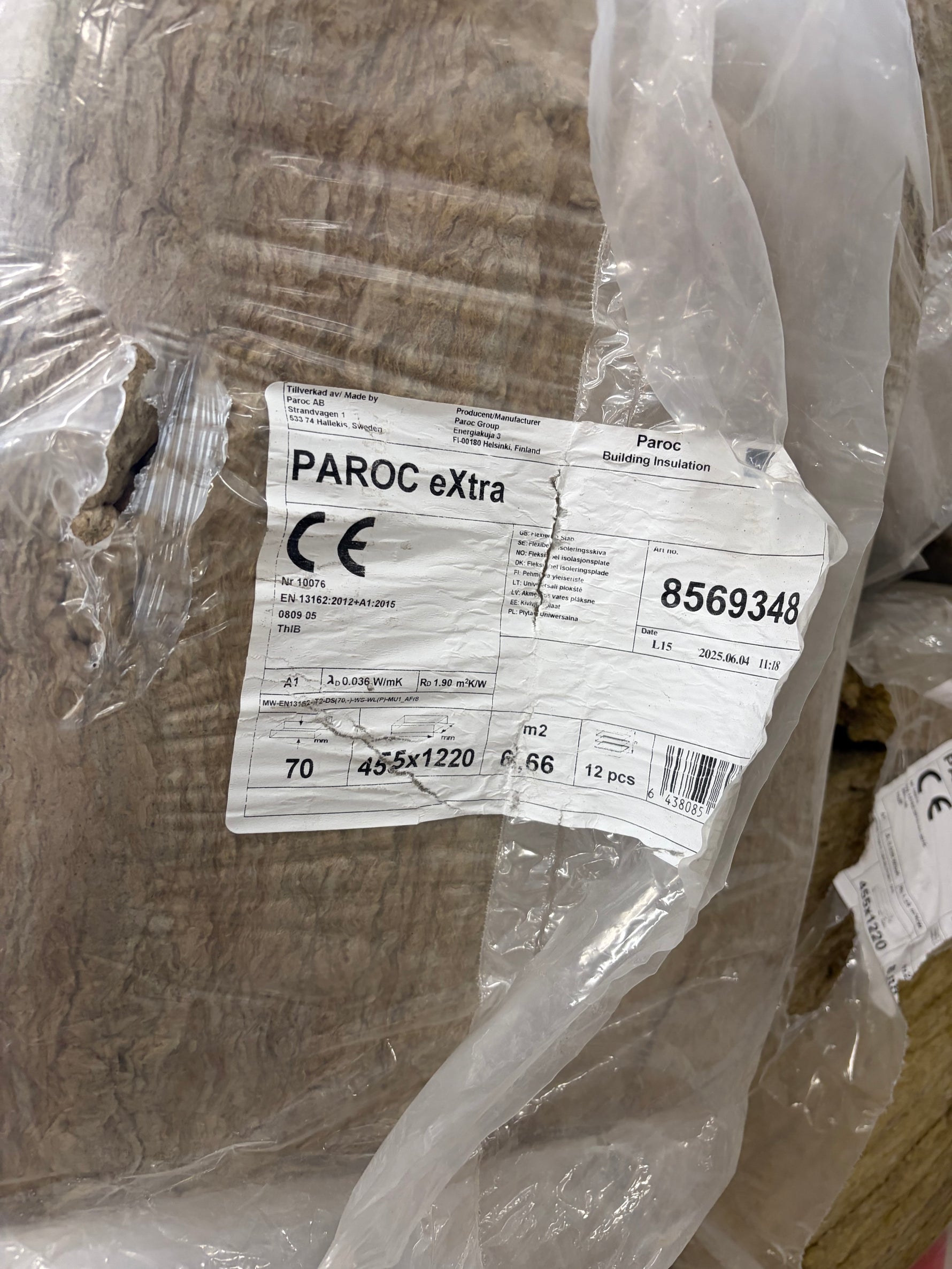 Pall Blandad Isolering 70/95/220mm – 13 balar