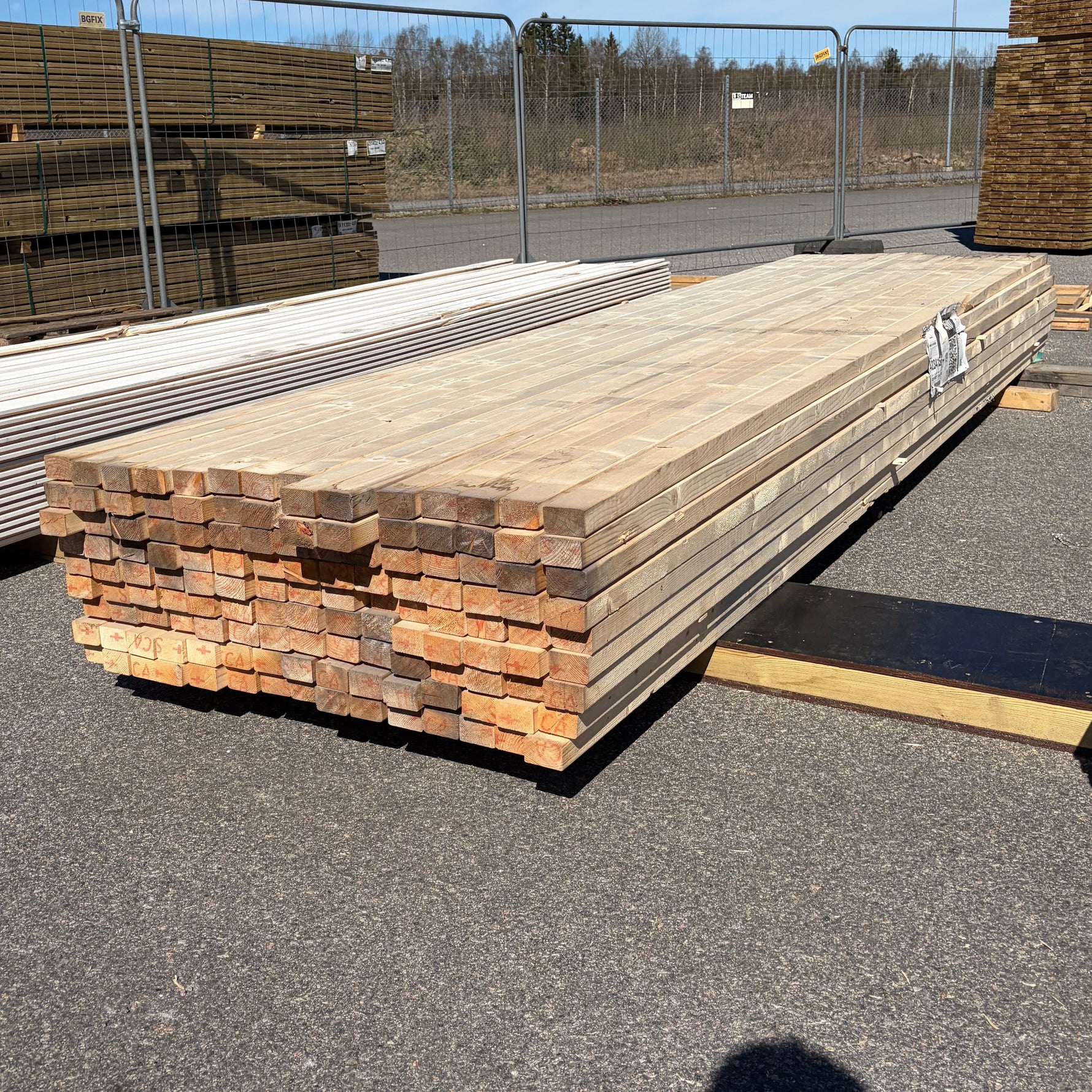 Paket Reglar 45x70mm, 135st 4.5m (väderbitet)