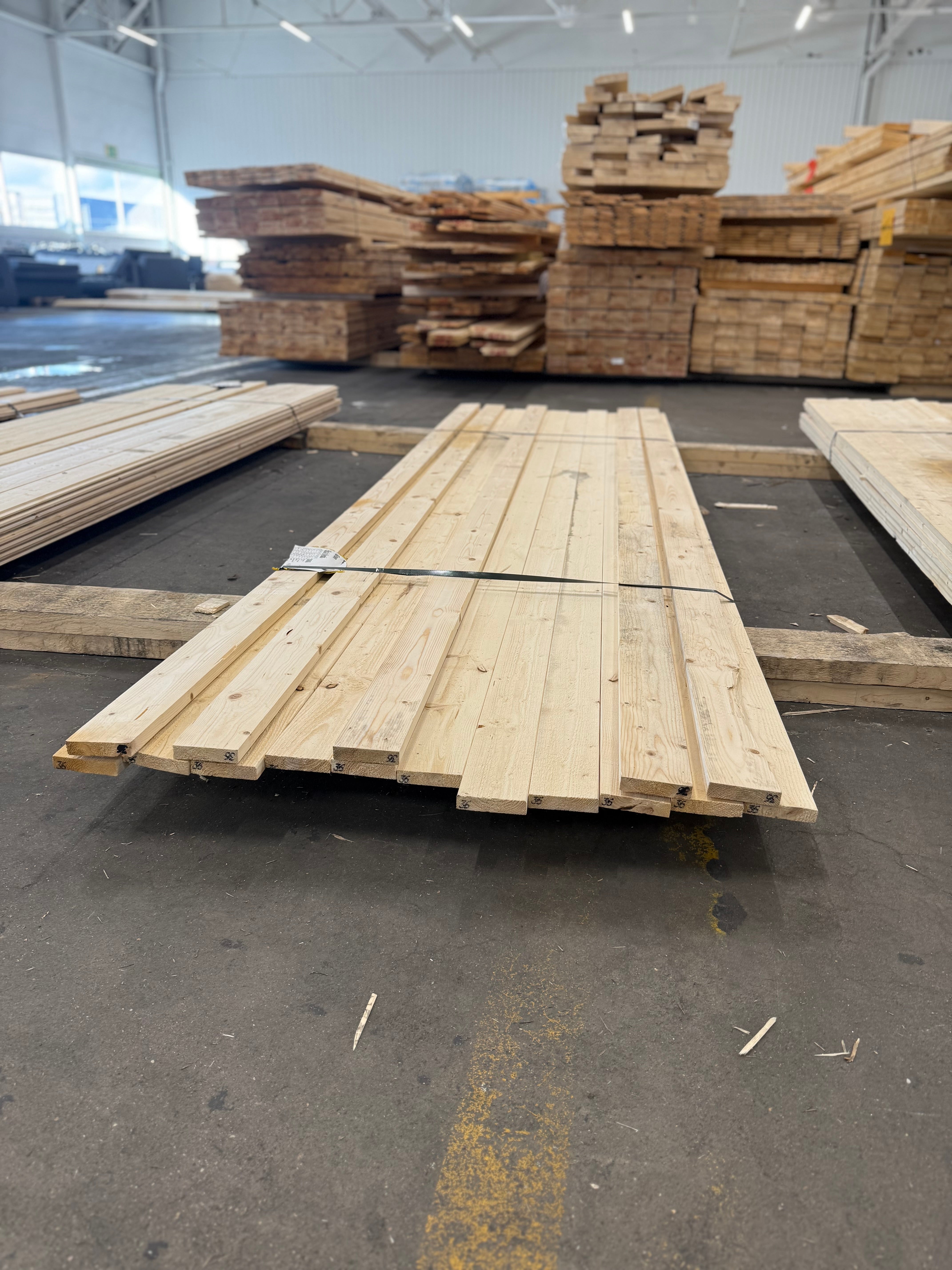 Paket Råplan 22x95mm 16st 3.60m