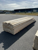 Parti Finsågade Brädor 22x70 mm – 3,60–4,80 m (Andra sortering)