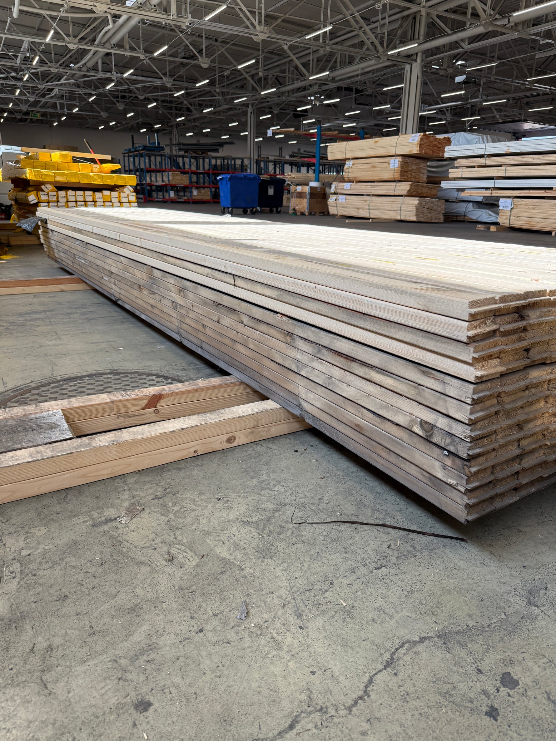 Paket Ändspontad Regel 34x70mm, 168st 4,50m
