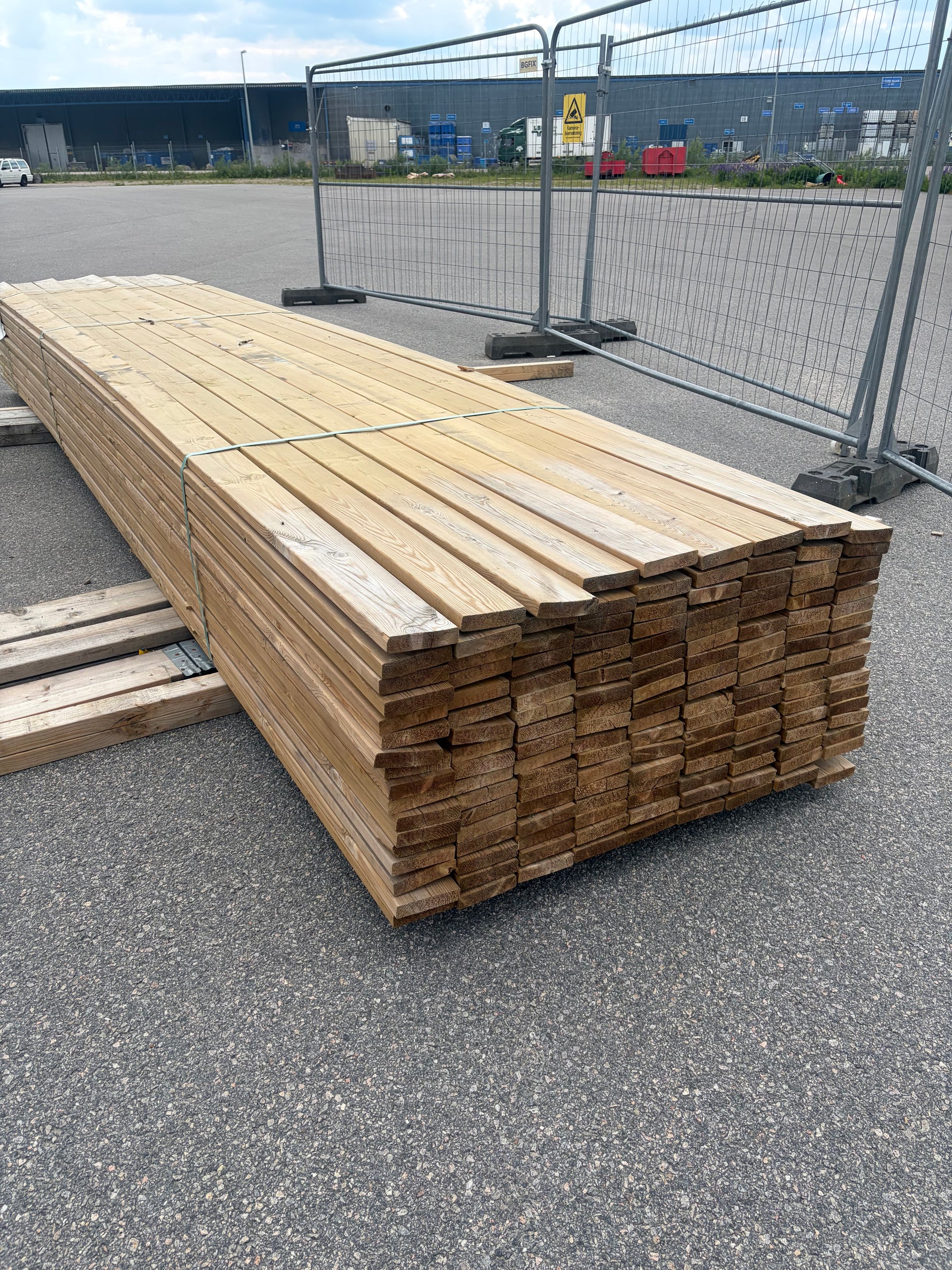 Paket Tryckimpregnerad Trall 28x120mm, 153st 5,40m