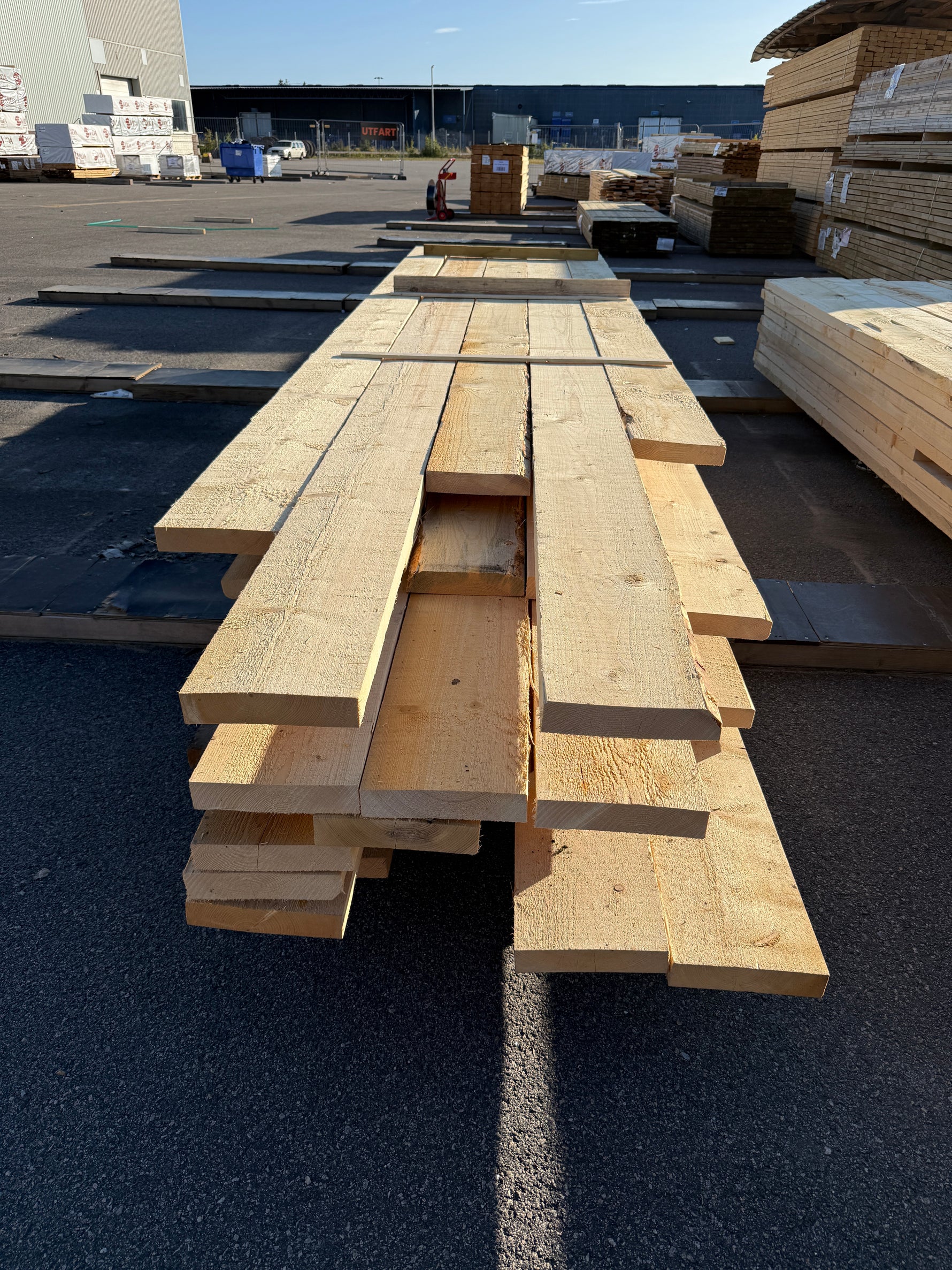 Paket Ohyvlade Reglar 47x225mm (3.60-5.40m) 60st