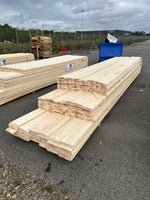 Paket Finsågade Brädor 22x170 mm – 4,20–5,40 m (Andra sortering)