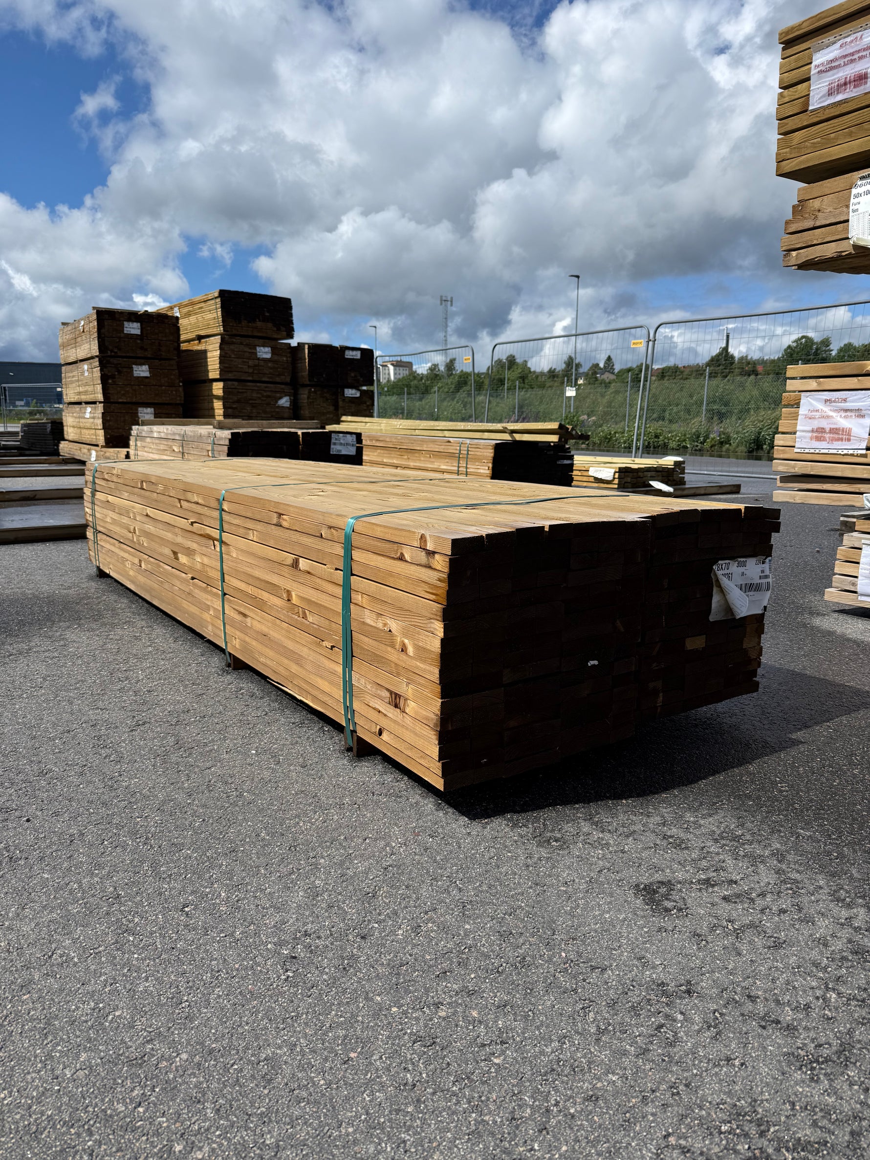 Tryckimpregnerad Staketribba 28x70mm, 3.0m (Säljs per styck)