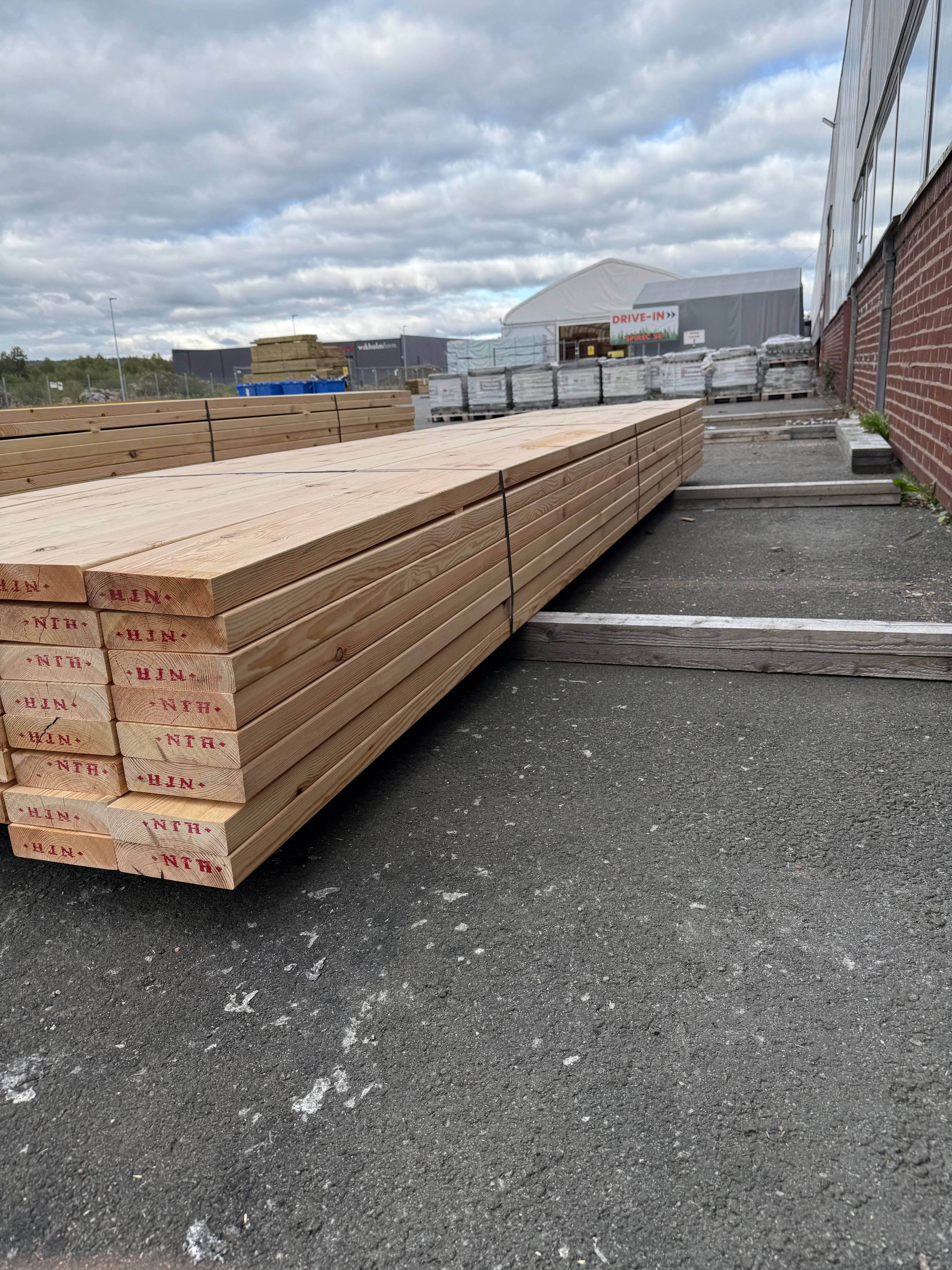 Paket Reglar 45x170mm – 48 st (4,80 m, furu)