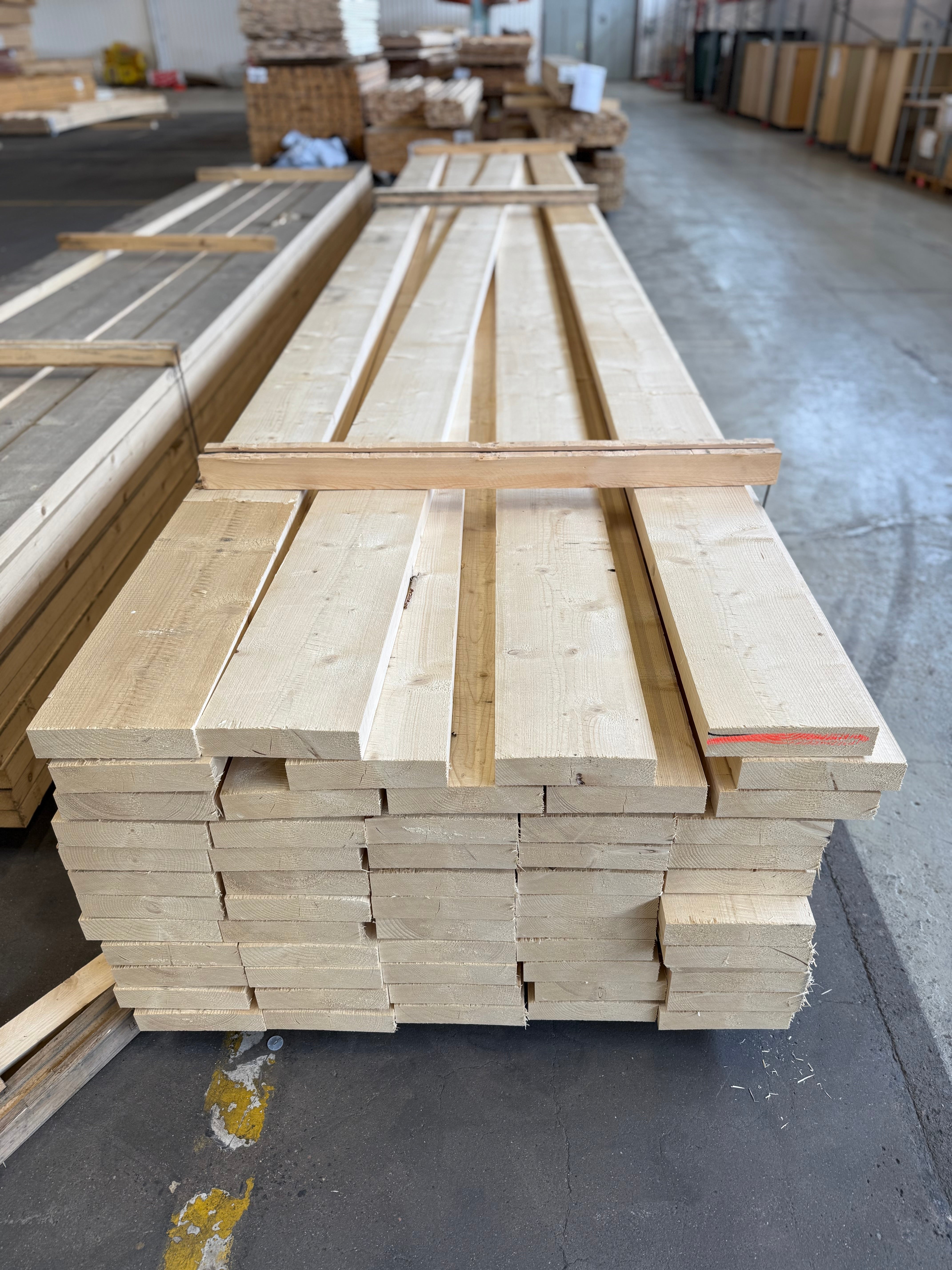Paket Reglar Ohyvlade Fingerskarvade 47x200 mm – 7,00 m – 57 st