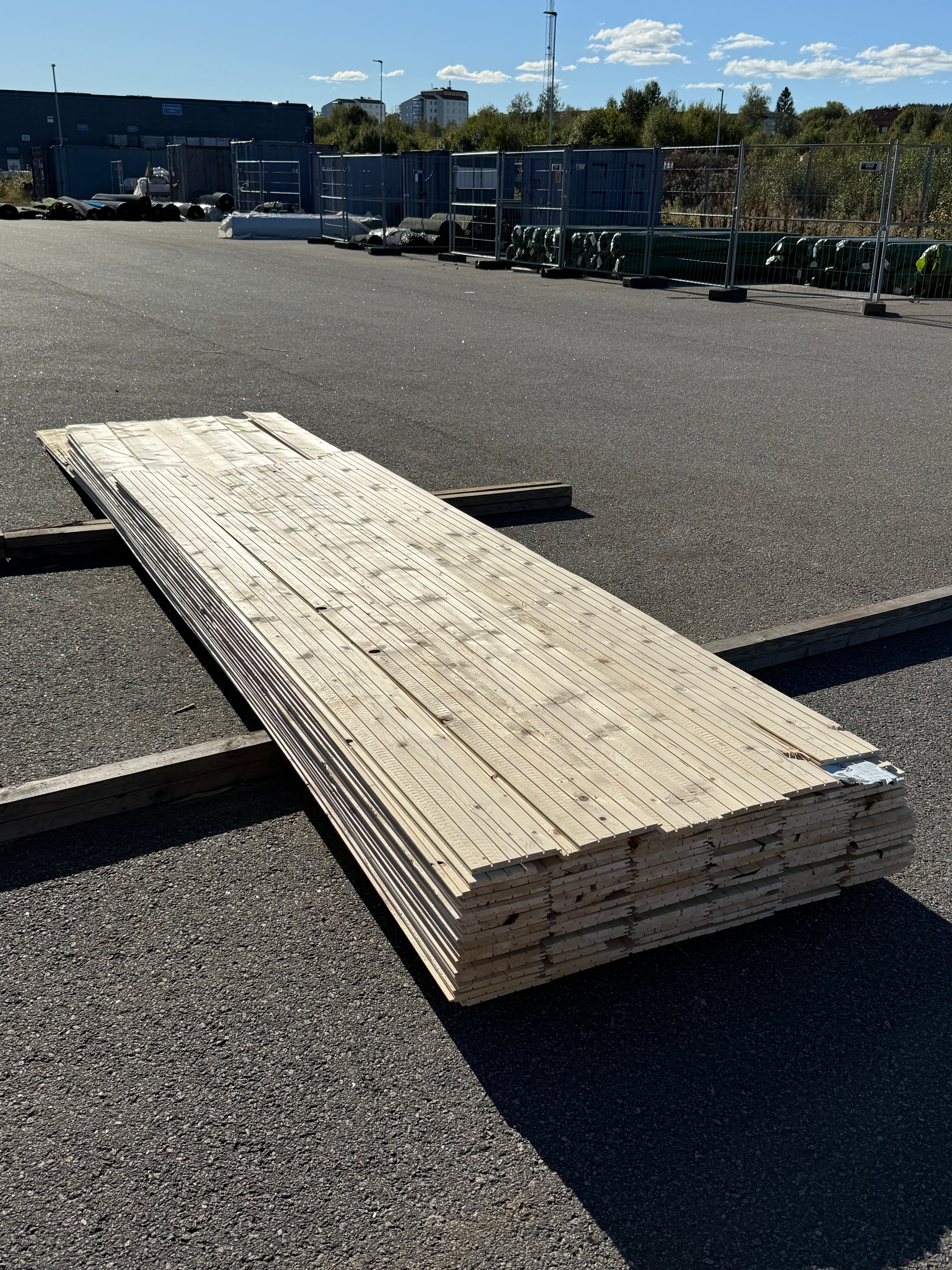 Paket Innerpanel 13x169mm Slätspont Gran Utskott