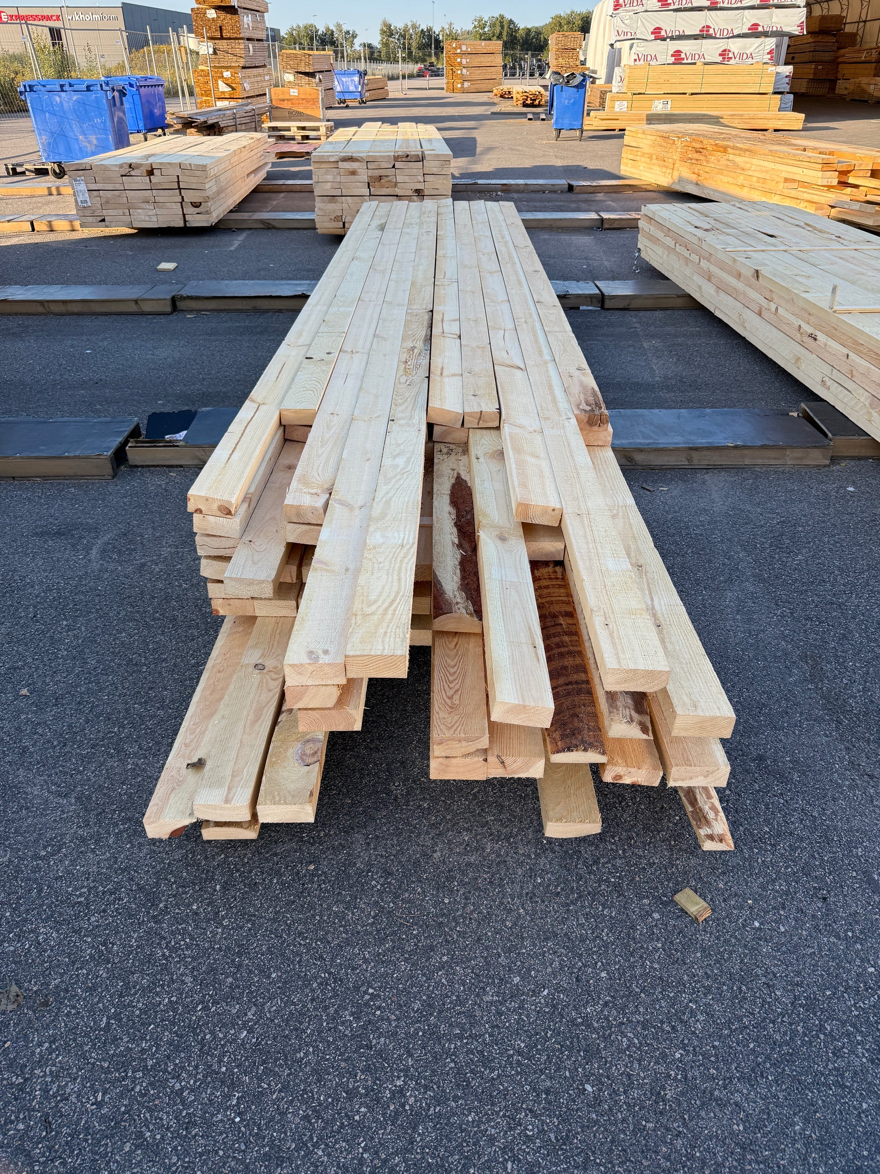 Paket Ohyvlade Reglar 47x100mm (4,20-5,40m) 80st