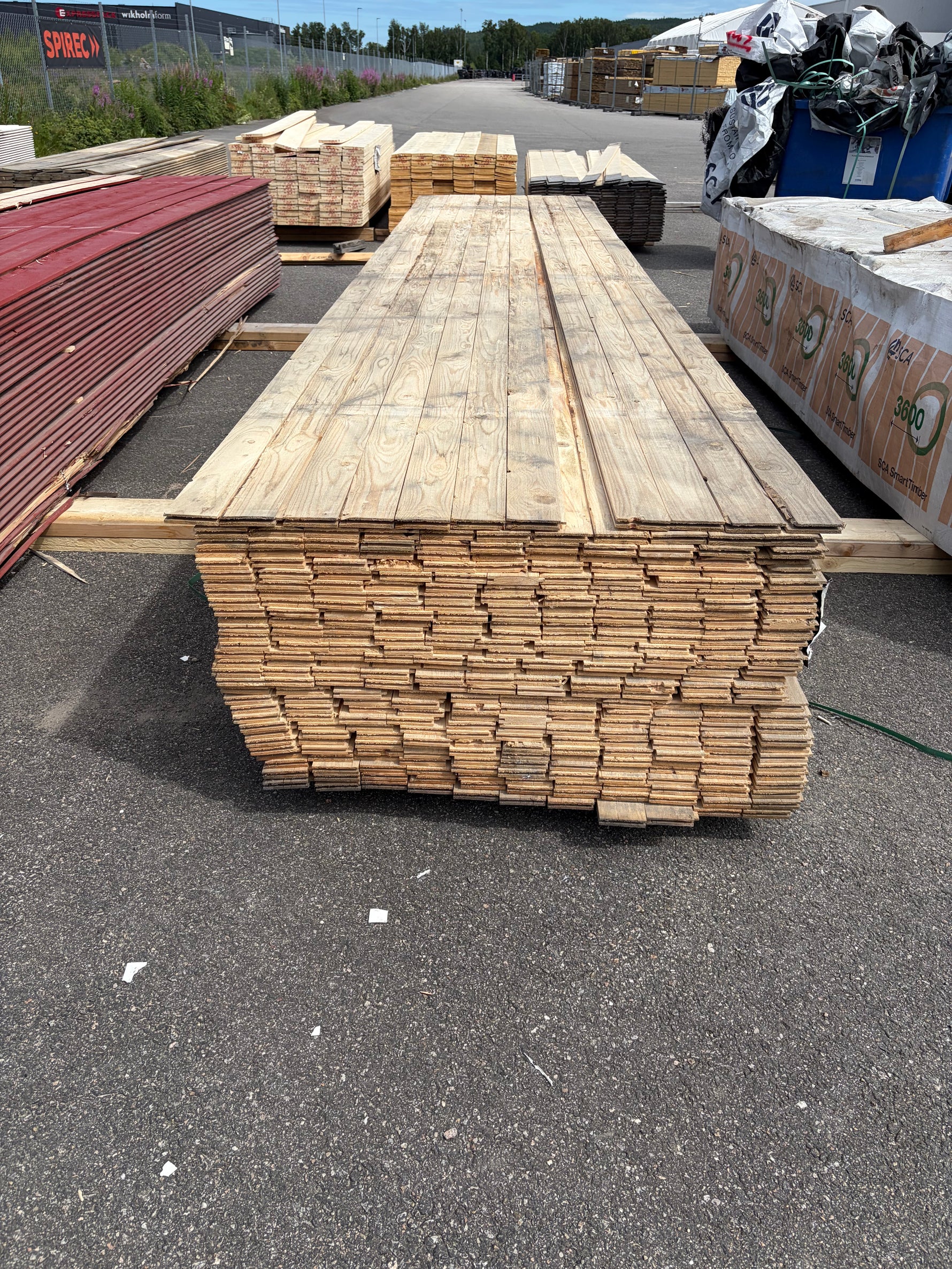 Paket Råspont Ändspontad 17x95mm, 330st 4.80m- Mögel/Fuktskadat