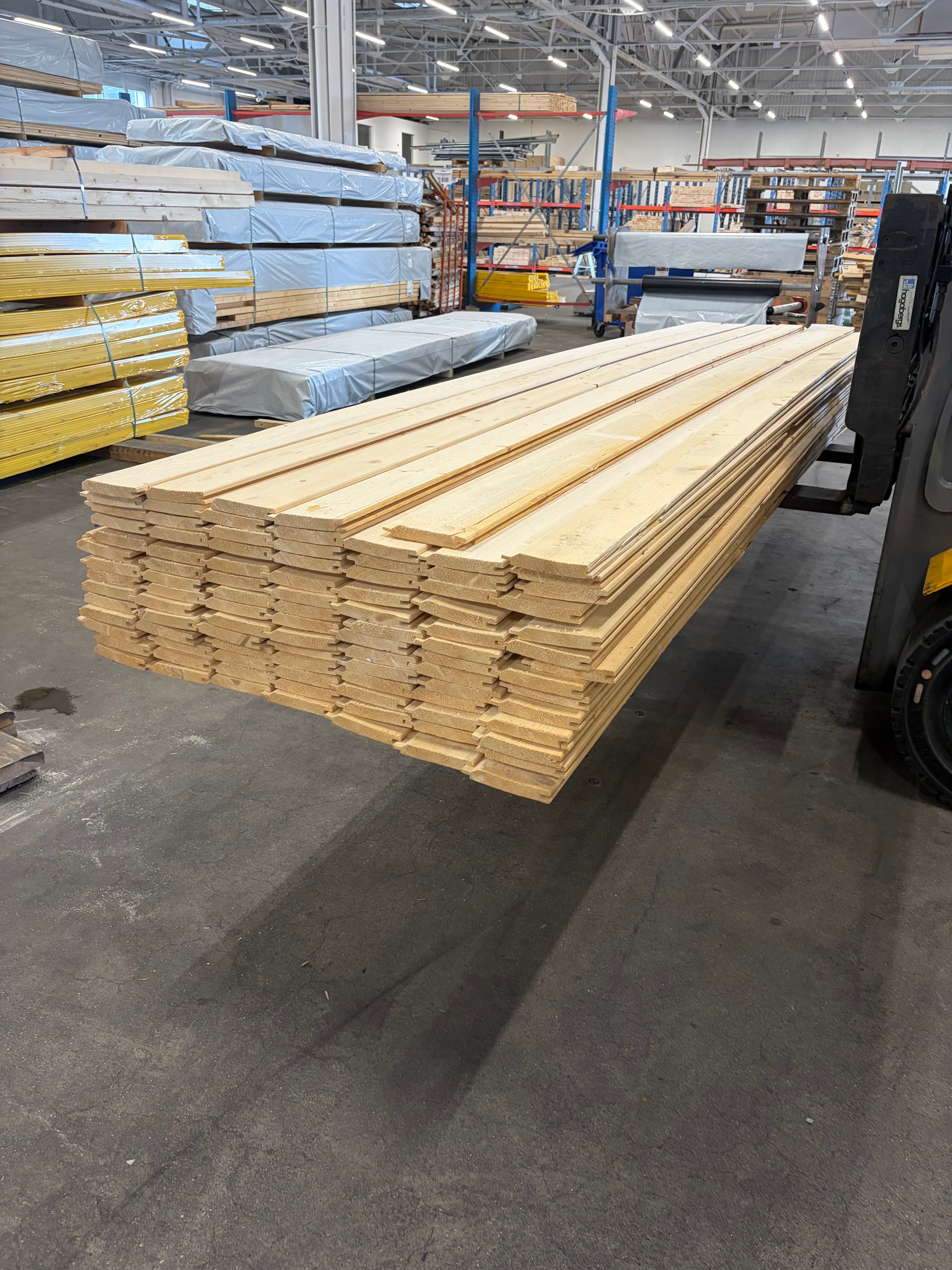 Paket Ytterpanel 22x145mm 4,50m 97st Obehandlad