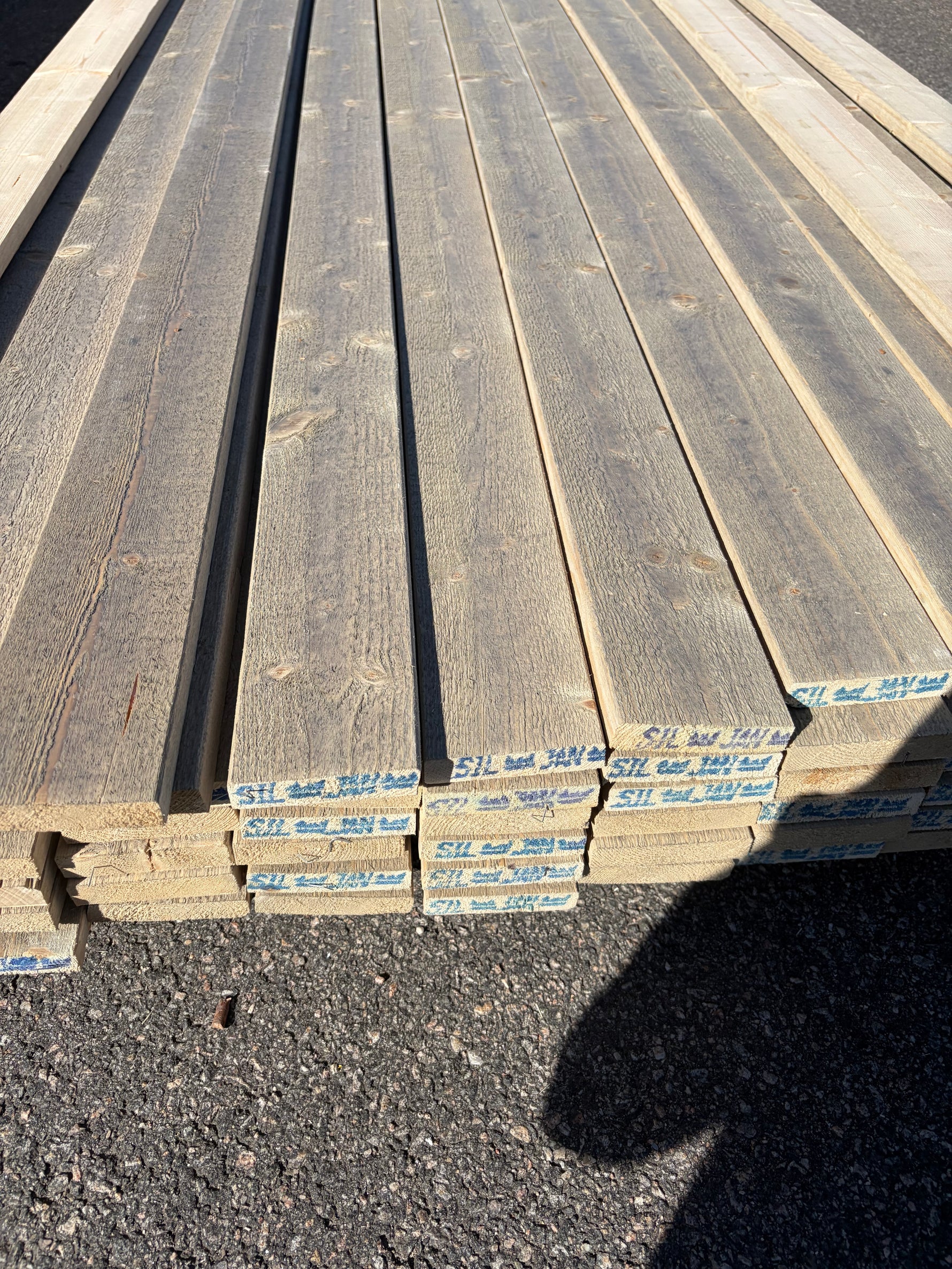 Paket Finsågade Brädor 22x95mm, 70st 4.80m- Lasyr
