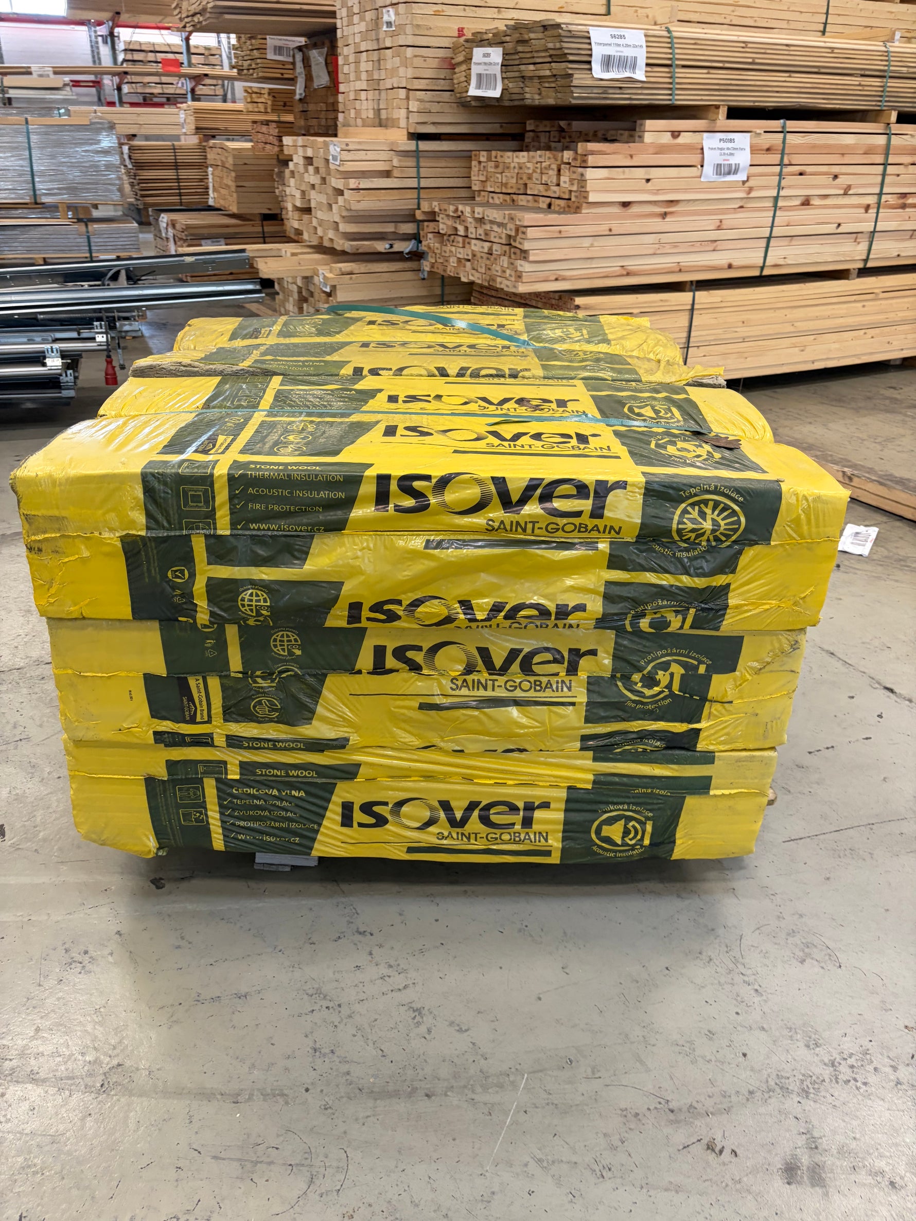 Pall Isolering ISOVER Fire Protect 150 20x1200x600mm – 6 balar