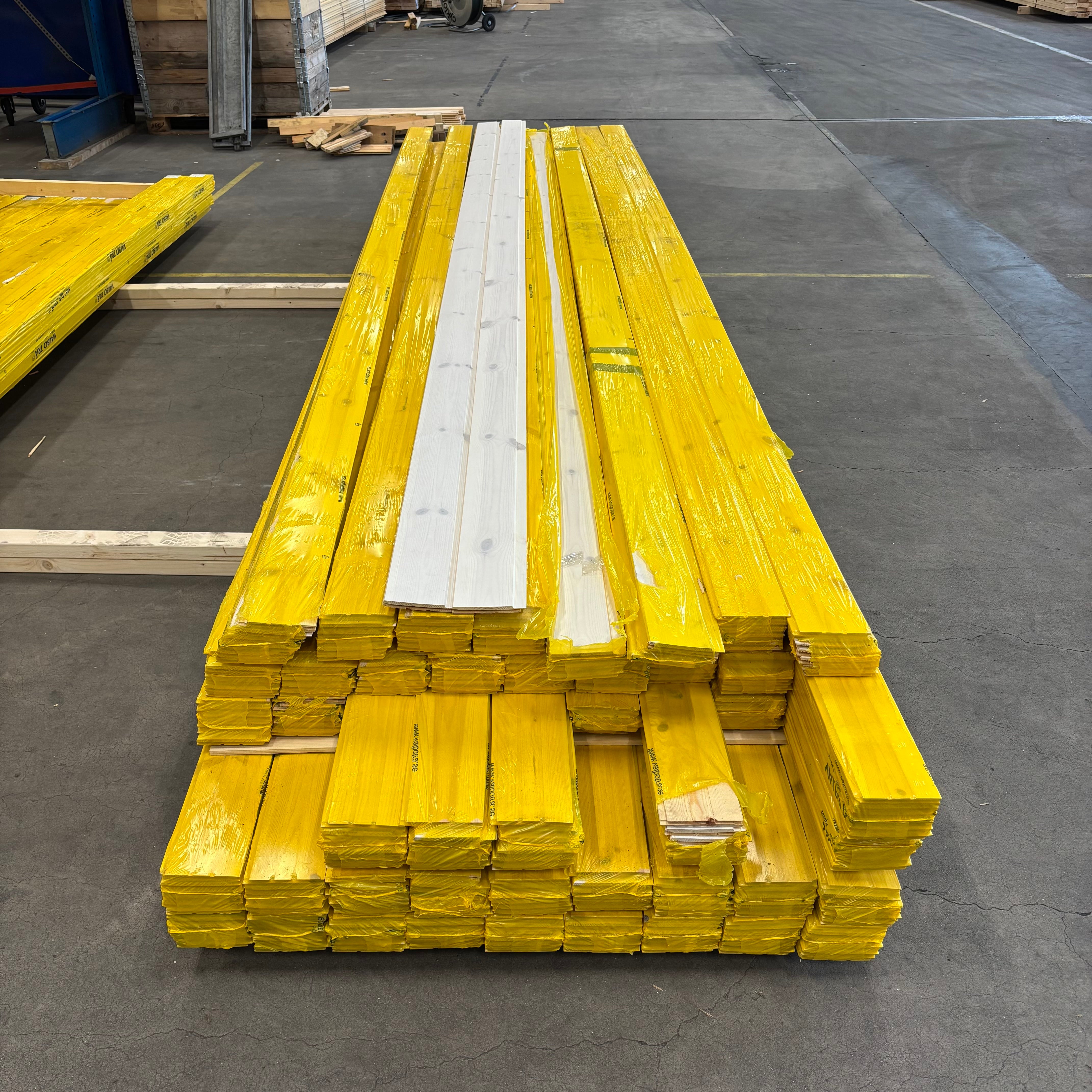 Paket Spårpanel Vitlasyr 13x120mm – 264 st 4,4–4,7m