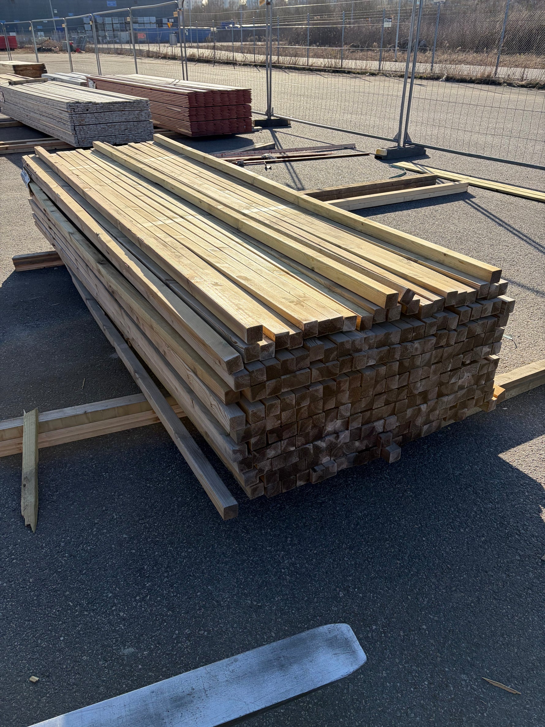 Paket Reglar 45x45mm – 220 st 3,30 m Tryckimpregnerad - Spirec