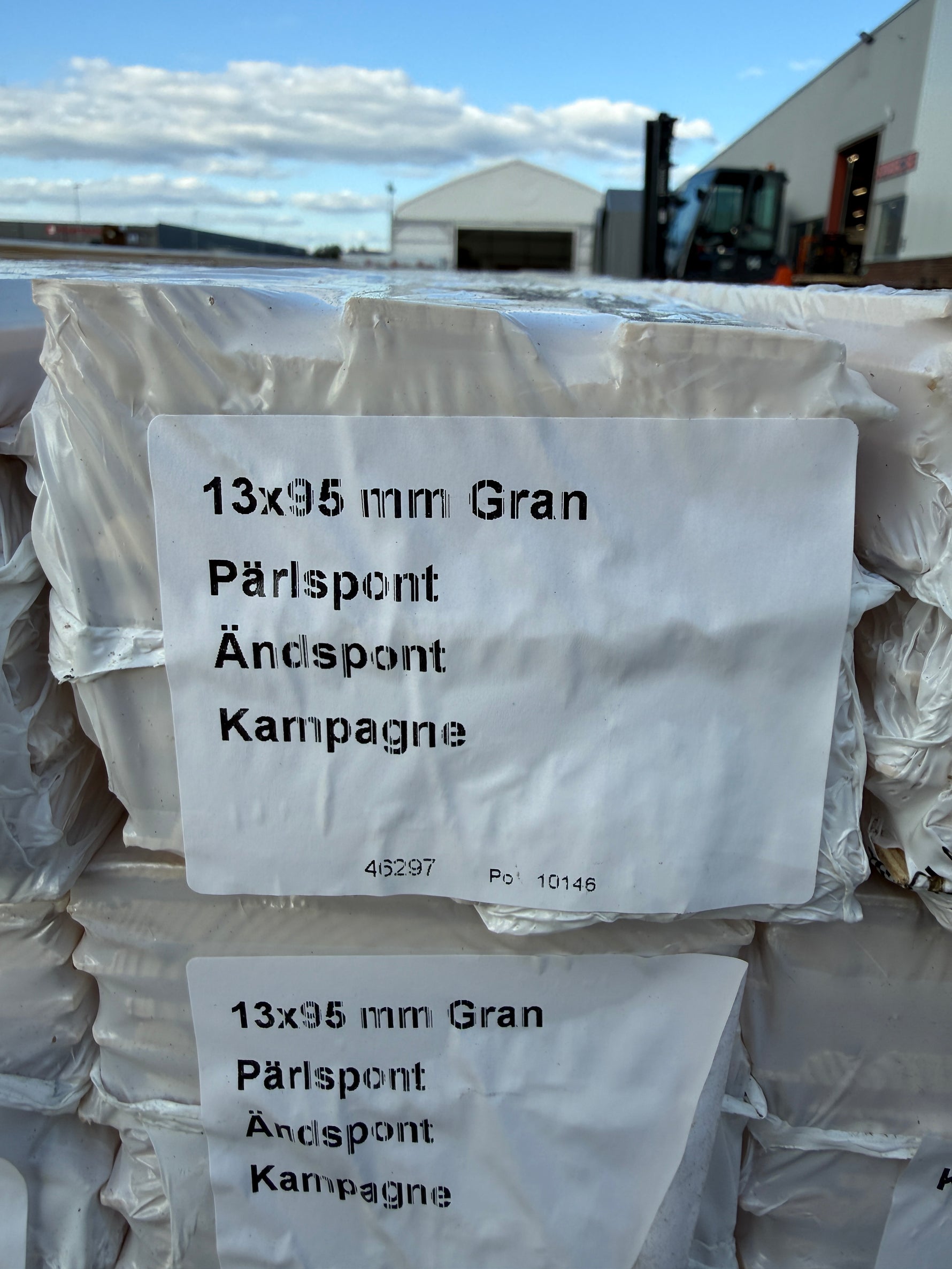 Pärlspont 13x95mm Gran (säljs per bunt)