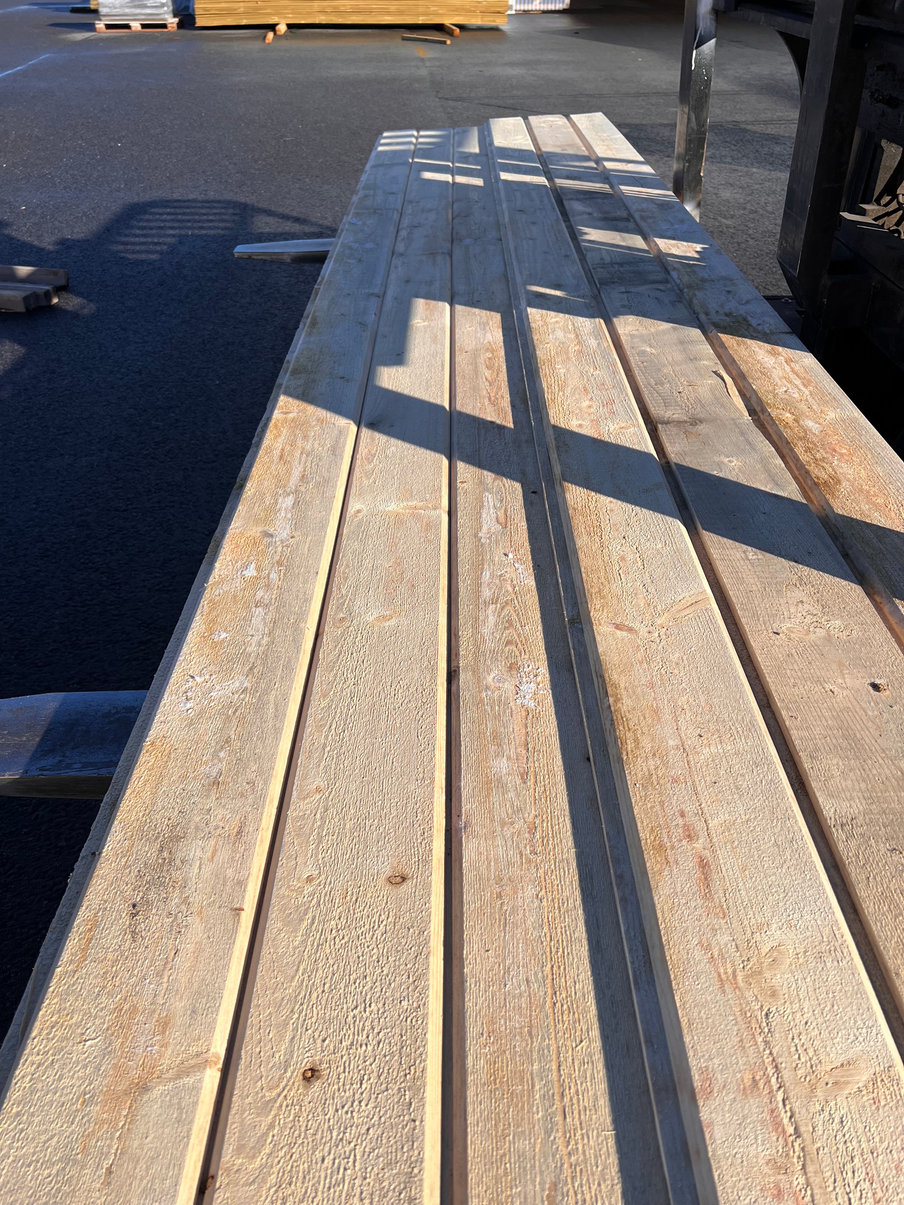 Paket dubbelfas halvspont 22x145mm, 21st 4,20m (Fuktskadat)