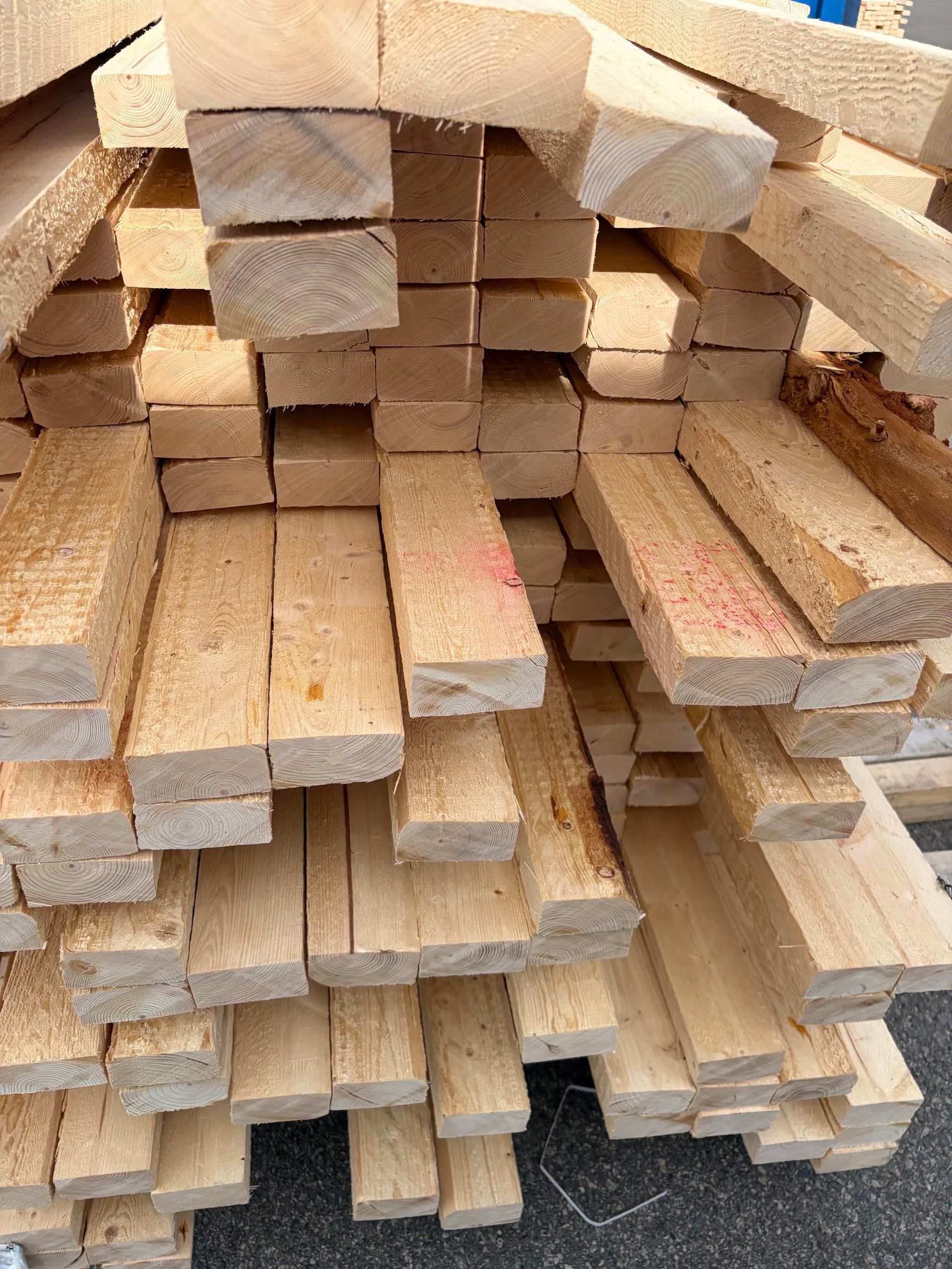 Paket Ohyvlade Reglar 45x90mm, 287st (2,7–3,9m)